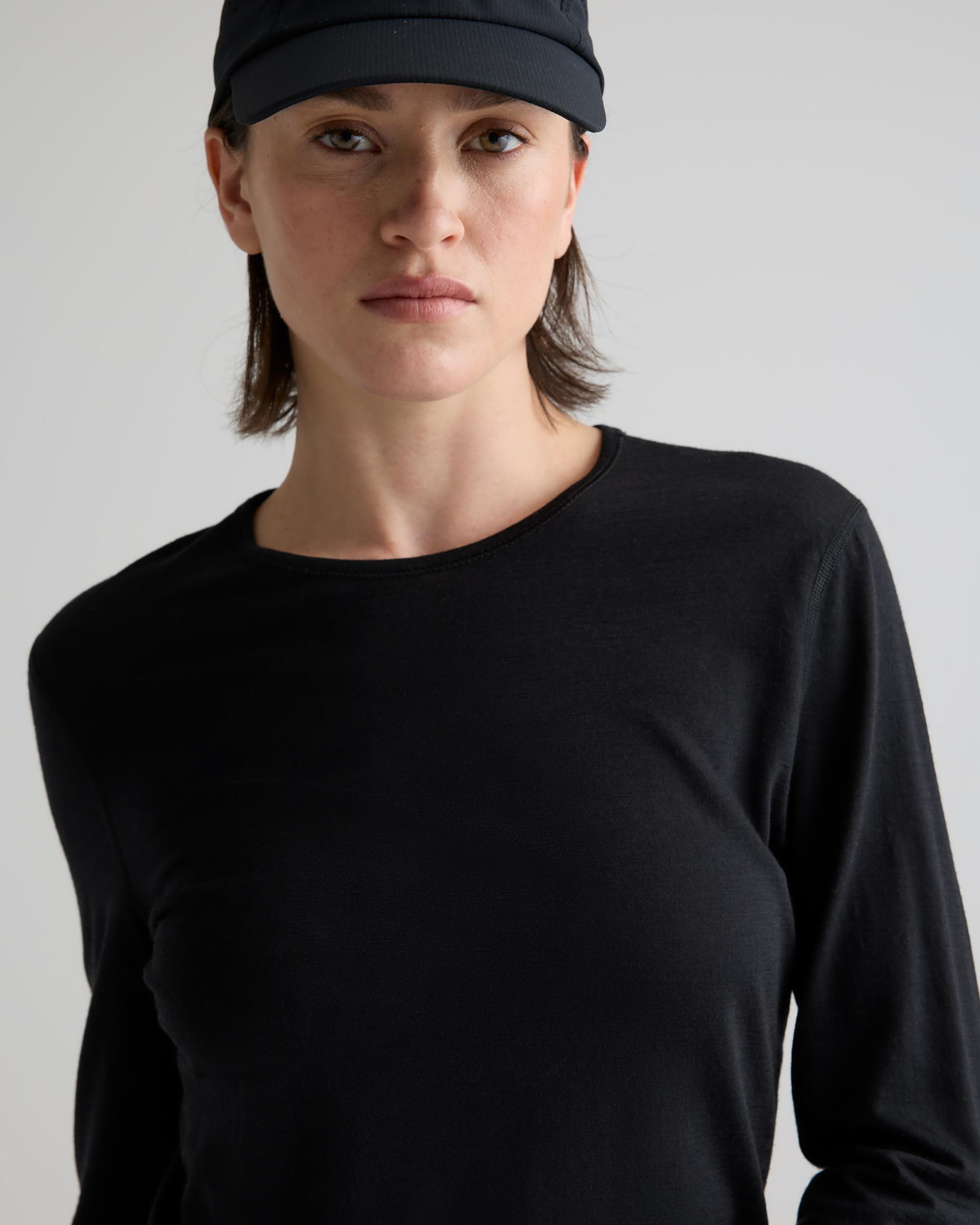 Quince | Women's 100% Merino Wool All-Season Long Sleeve Base Layer Merino/Cotton Product Image