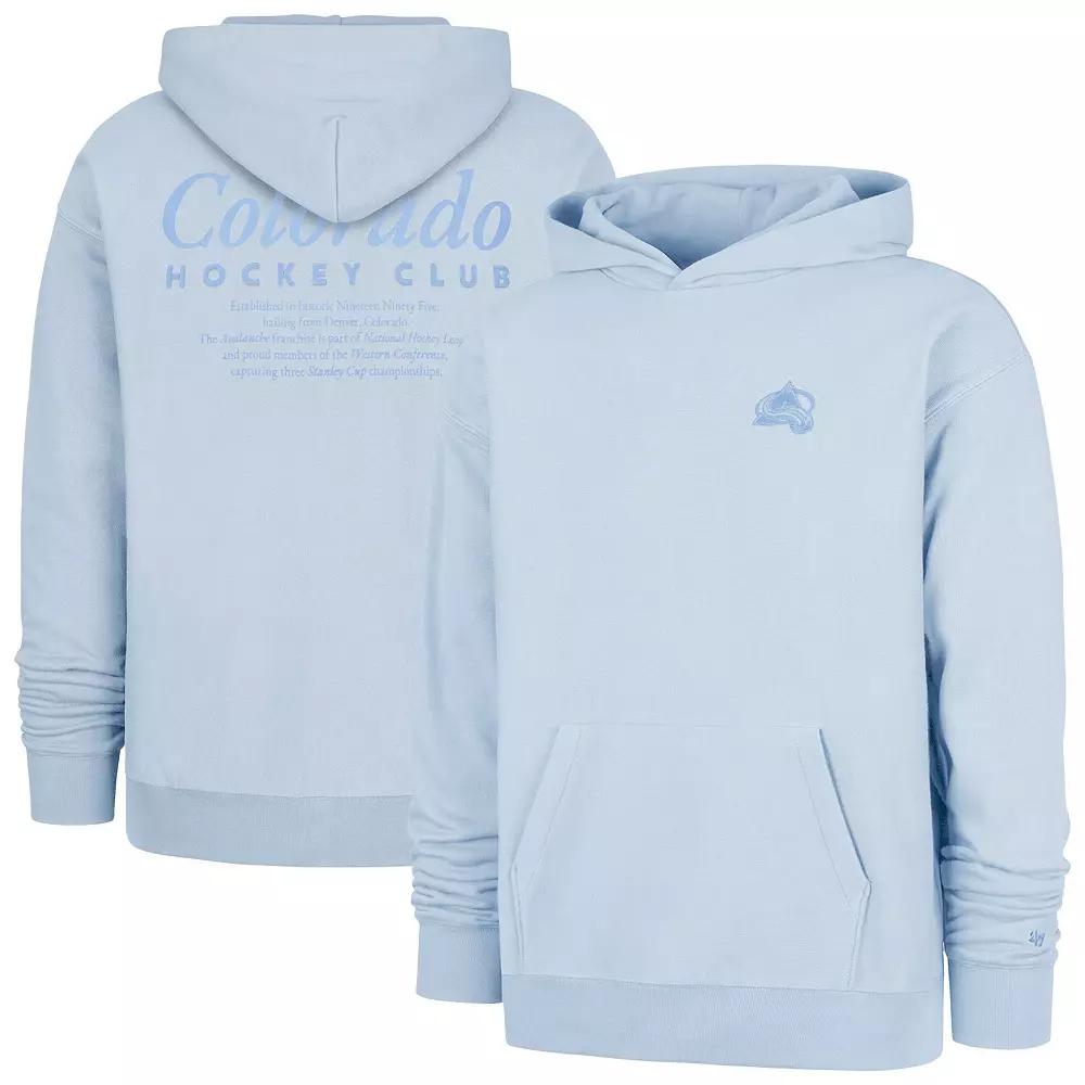 Men's '47 Light Blue Colorado Avalanche Foundation Pullover Hoodie,  Product Image