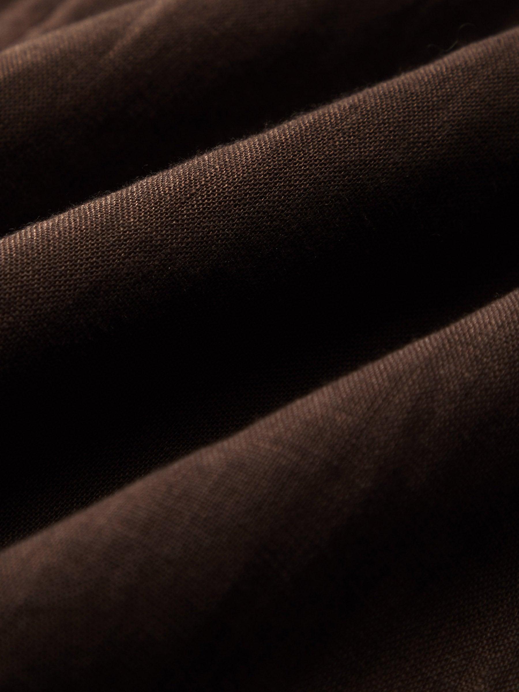 100% Linen A-Line Women Skirt With Braided Belt Product Image