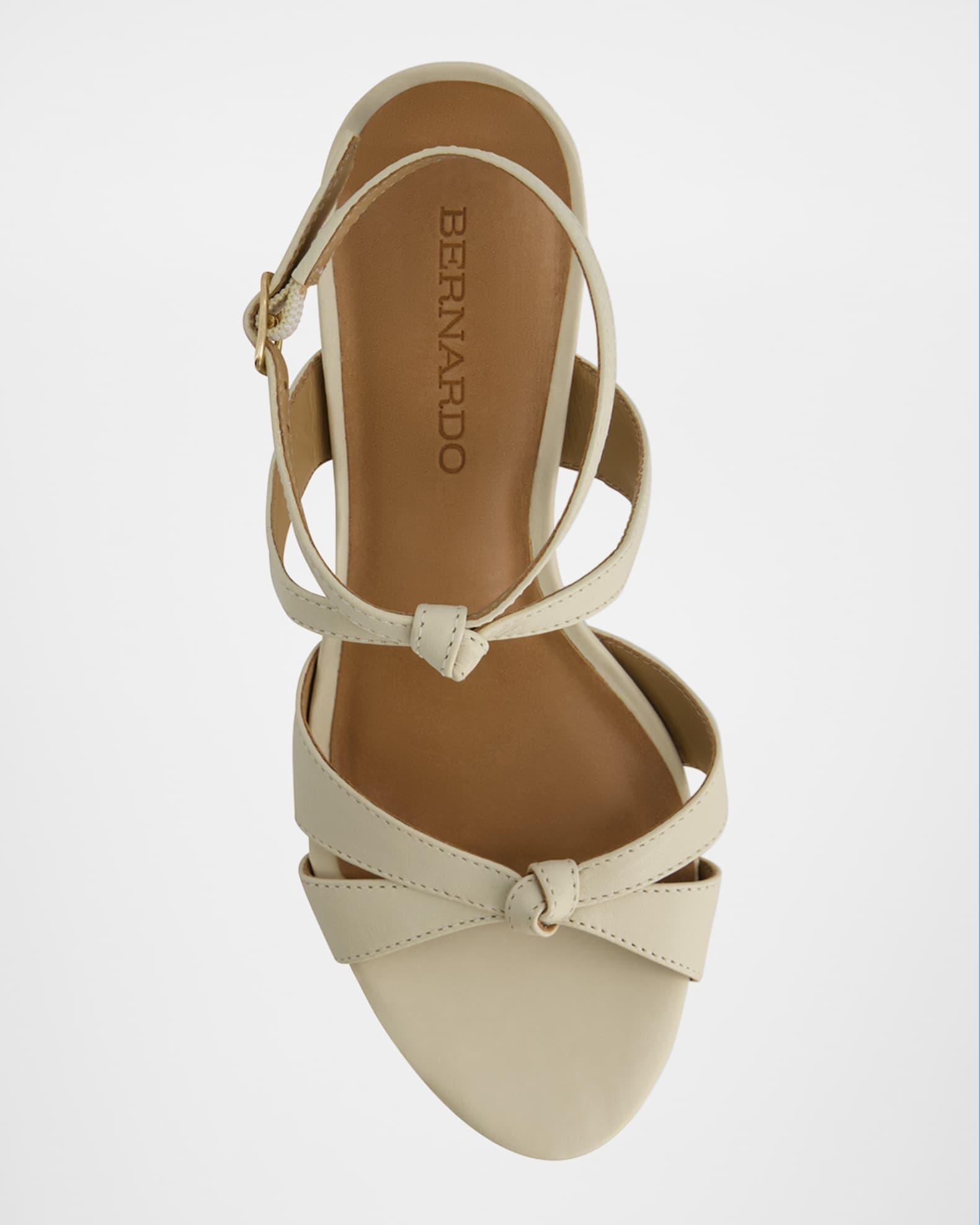 Neera Knotted Leather Sandals Product Image