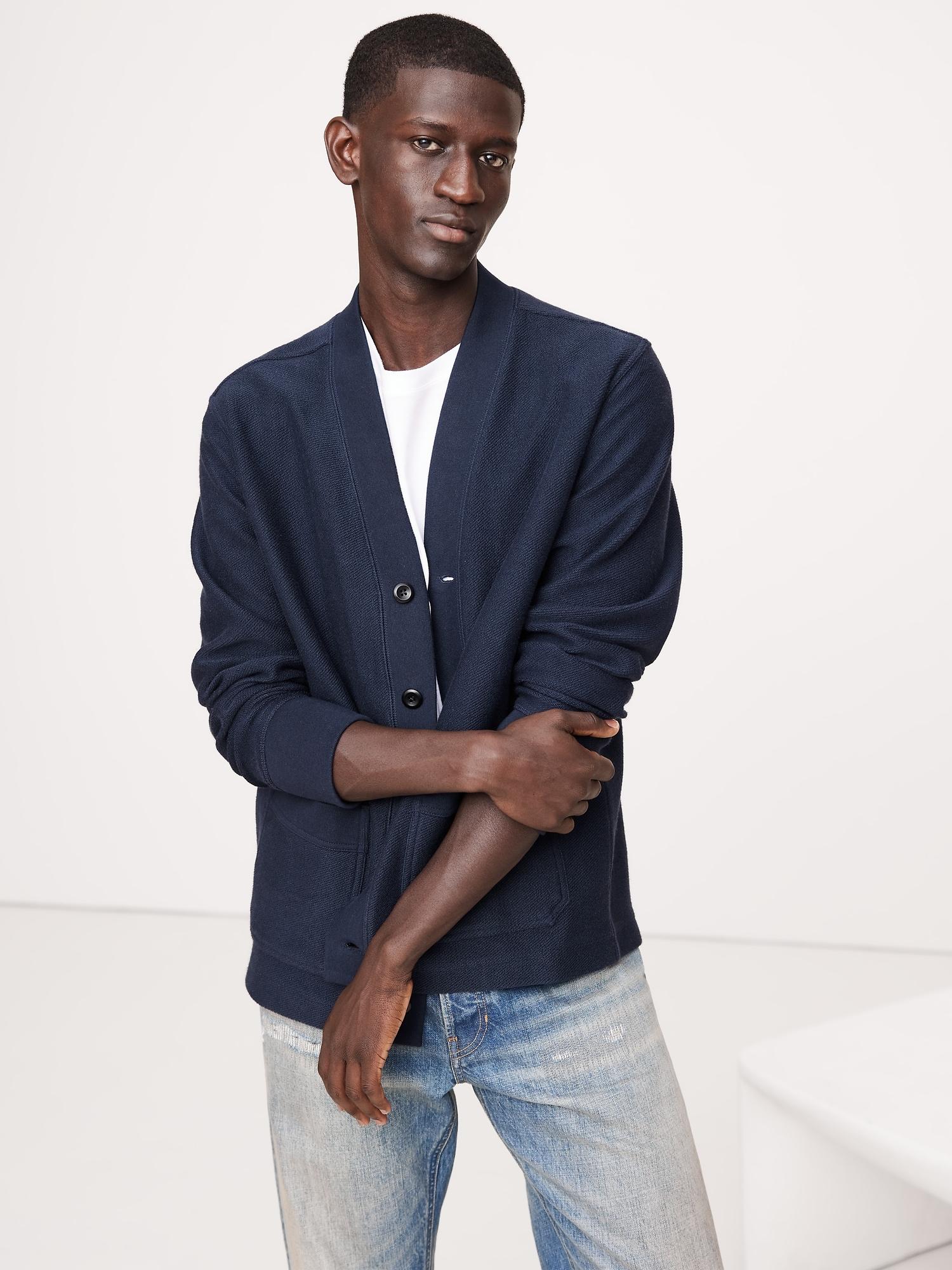 French Terry Cardigan Product Image