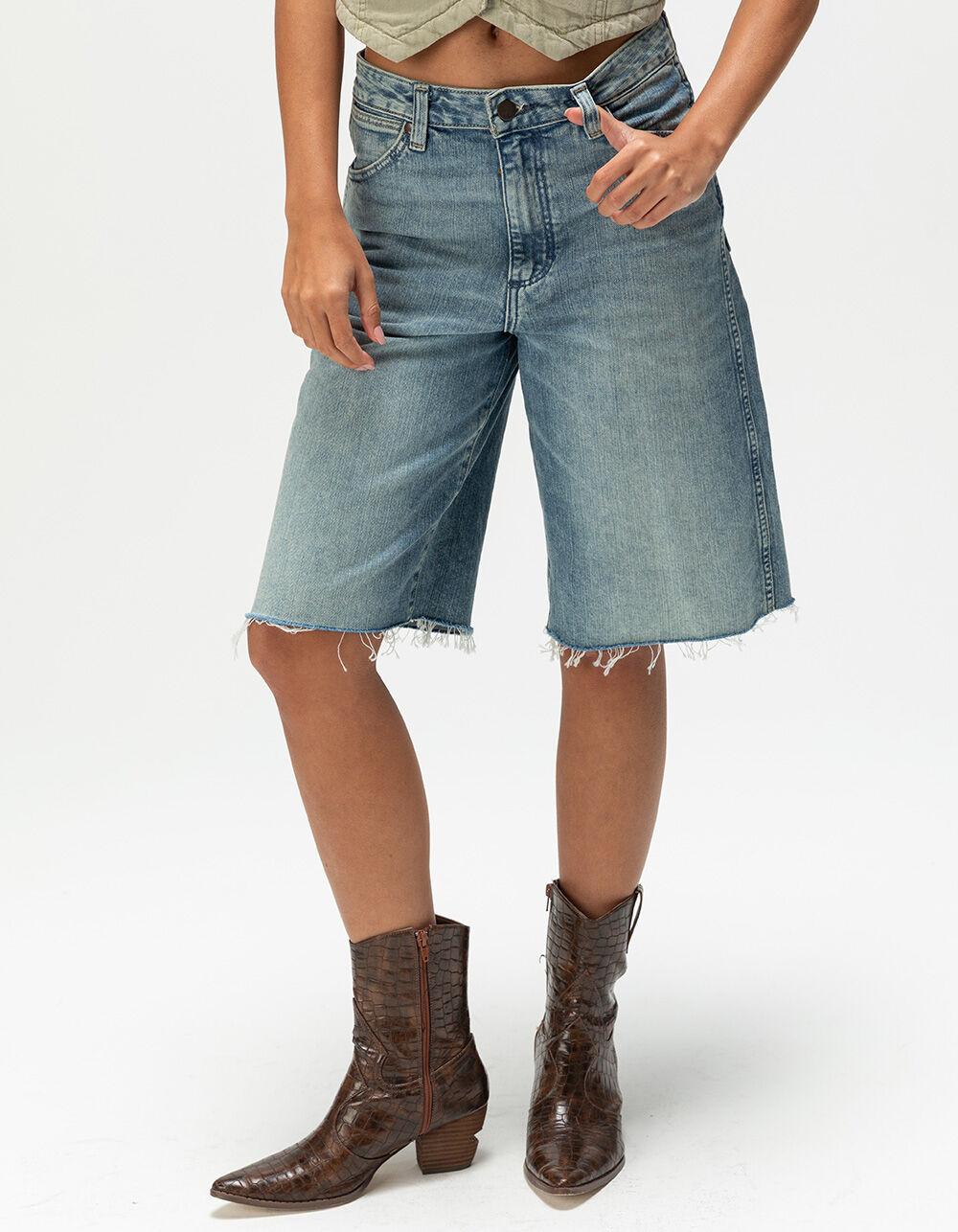 WRANGLER Womens High Rise Jorts - VINTAGE MED Product Image