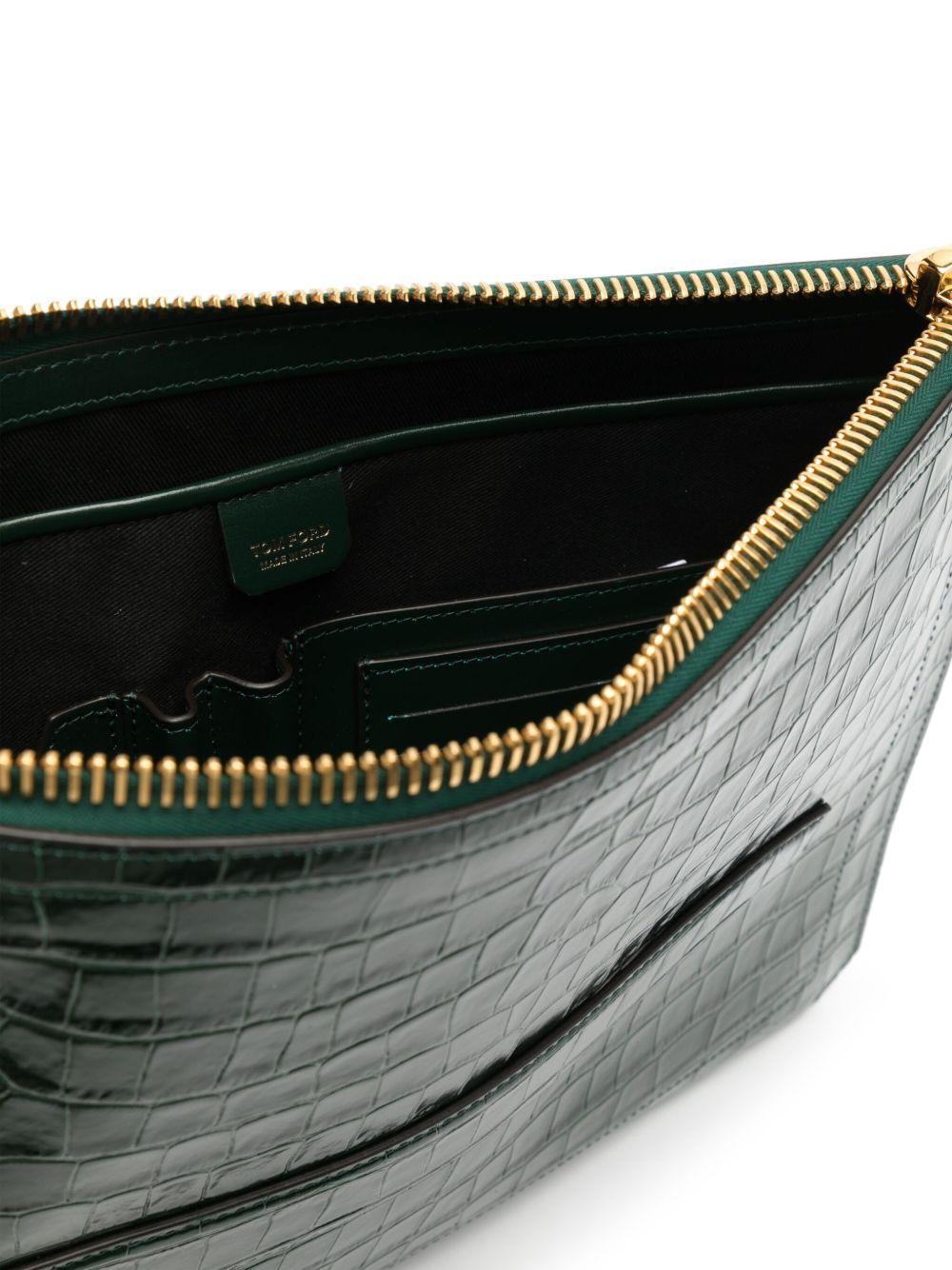 leather clutch bag Product Image