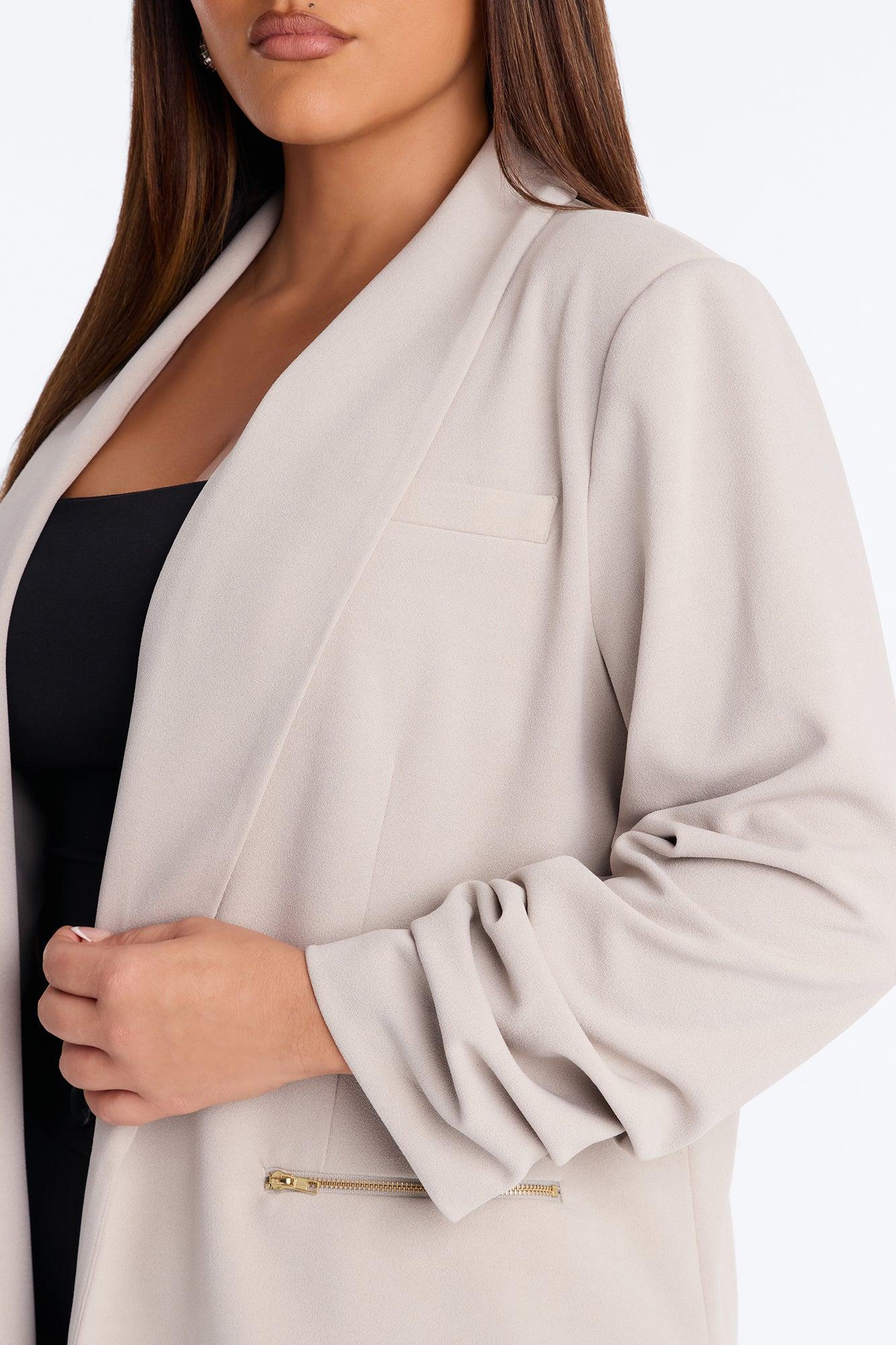 Bethany Blazer - Light Grey Female Product Image