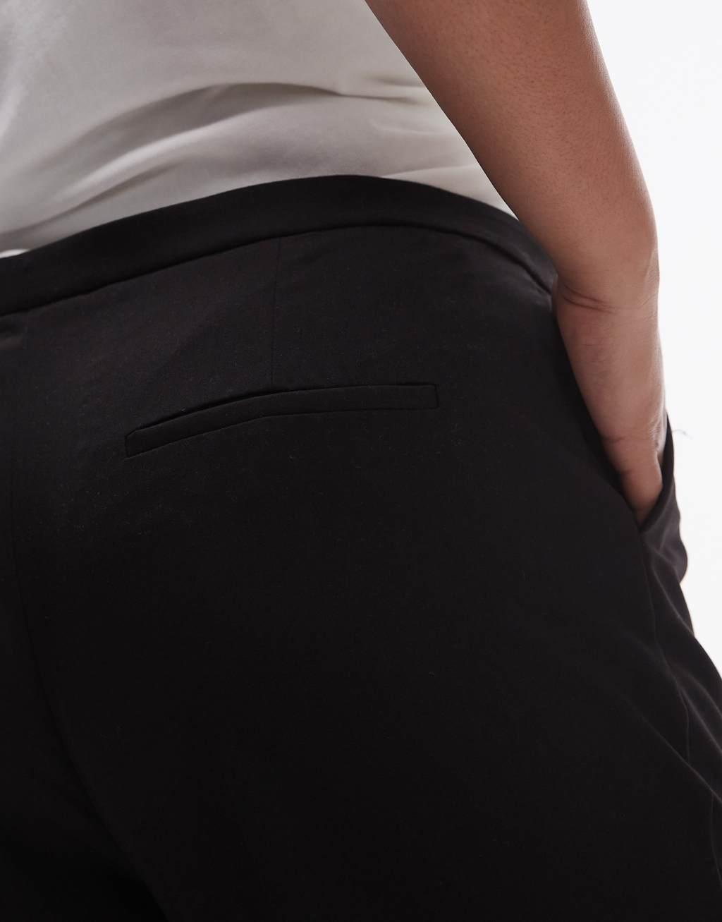 Mango Curve suit slim pants in black Product Image