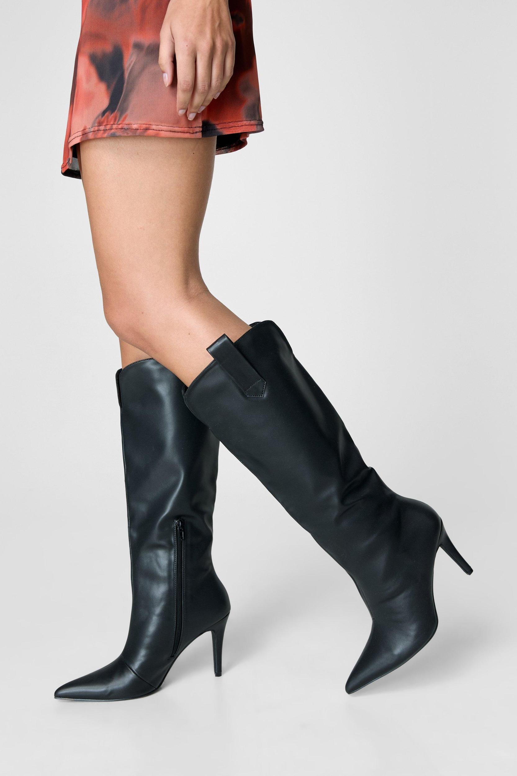 Faux Leather Western boots Product Image