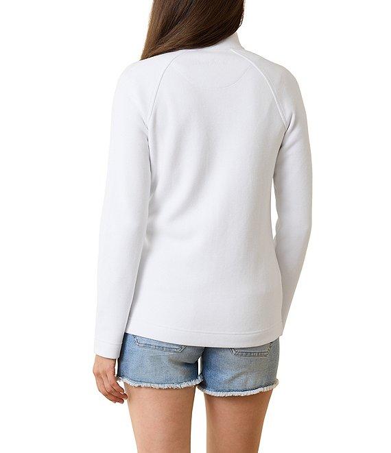 Tommy Bahama Aruba Full Zip Stand Collar Long Sleeve Sweatshirt Product Image