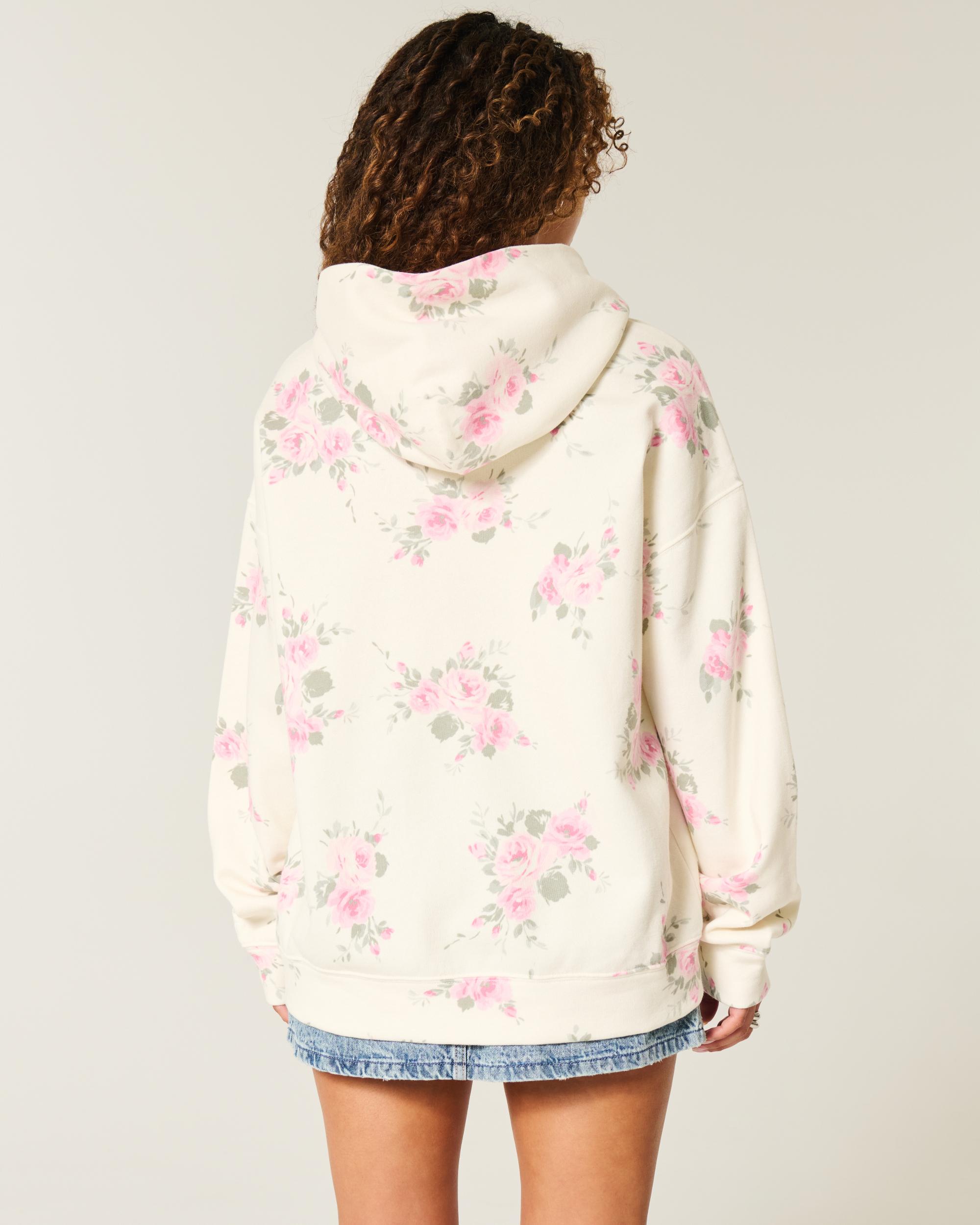 Hollister Feel Good Fleece Oversized Hoodie Product Image