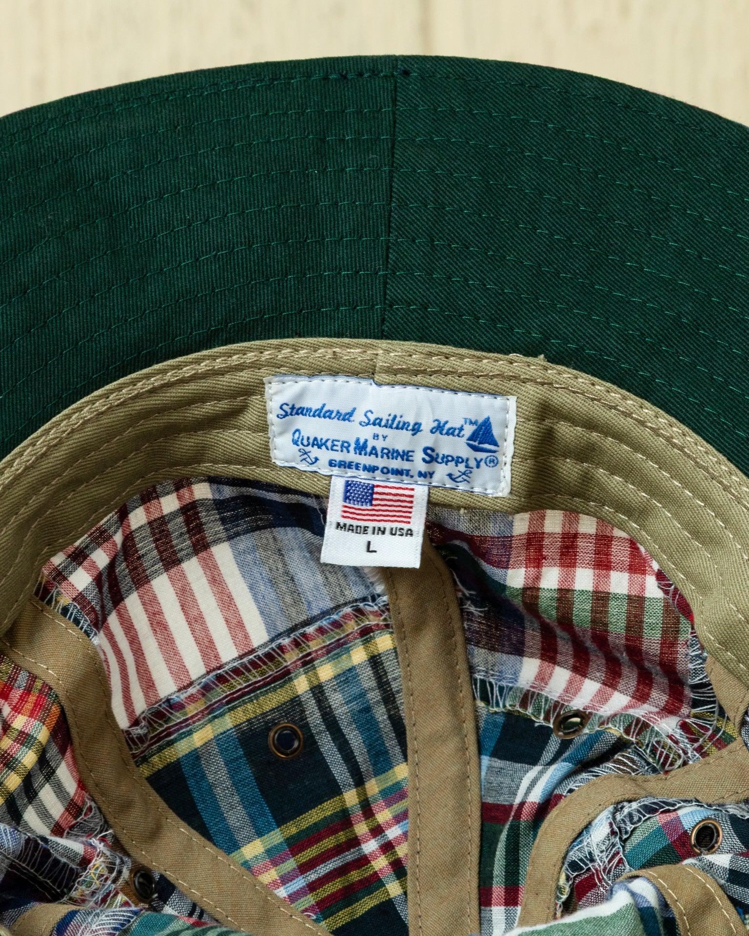 Standard Sailing Hat in Navy Patchwork Madras Product Image