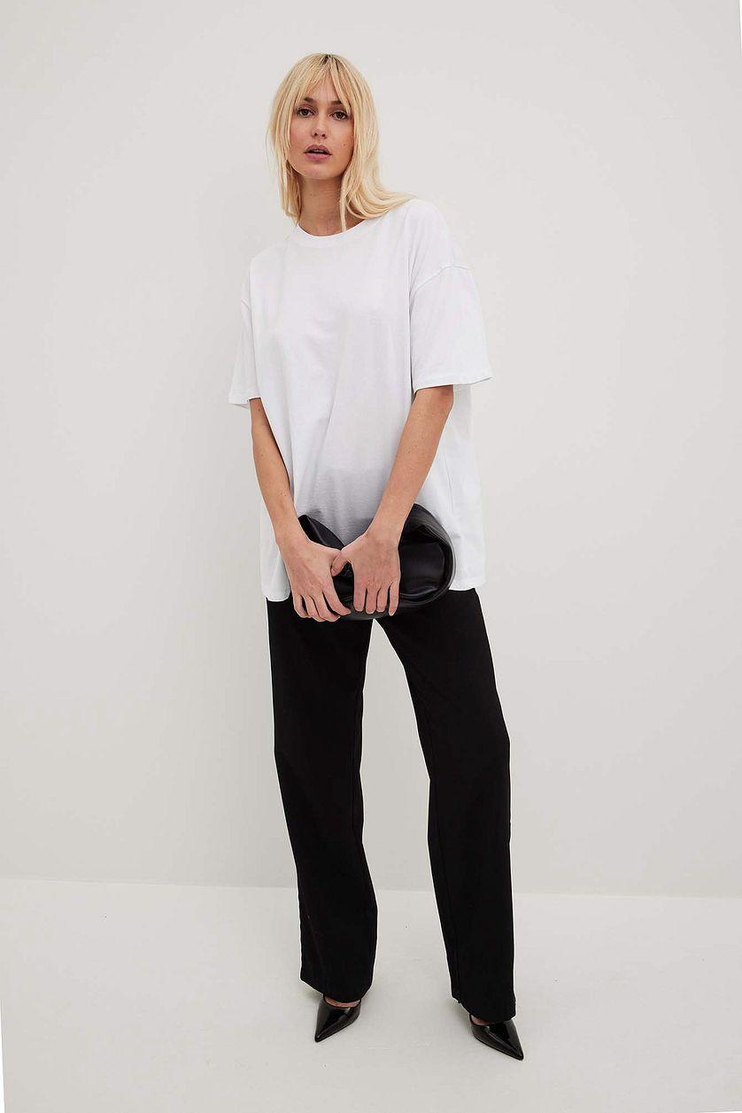 Round Neck Oversized Tee Product Image
