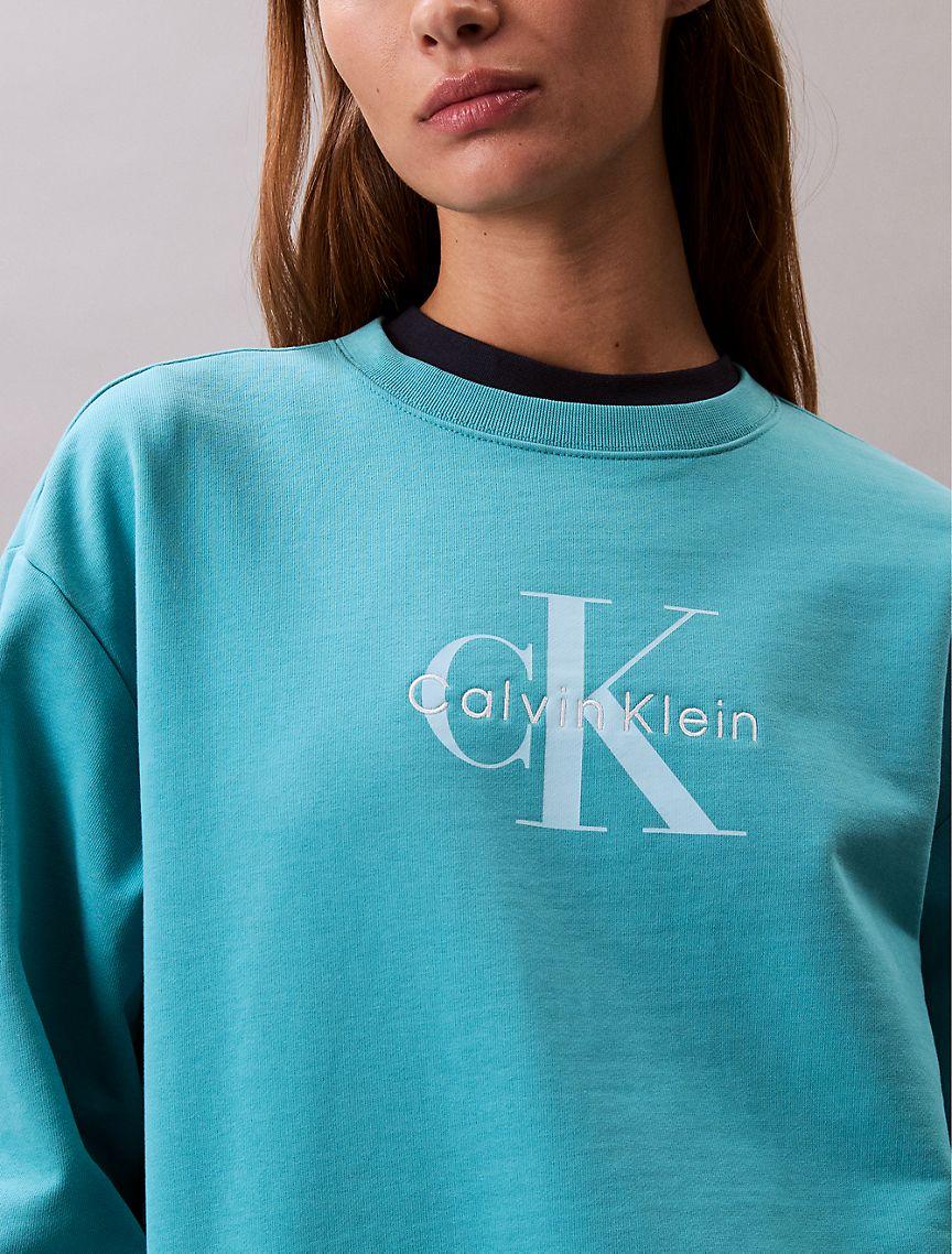 Monogram Logo French Terry Relaxed Sweatshirt Product Image