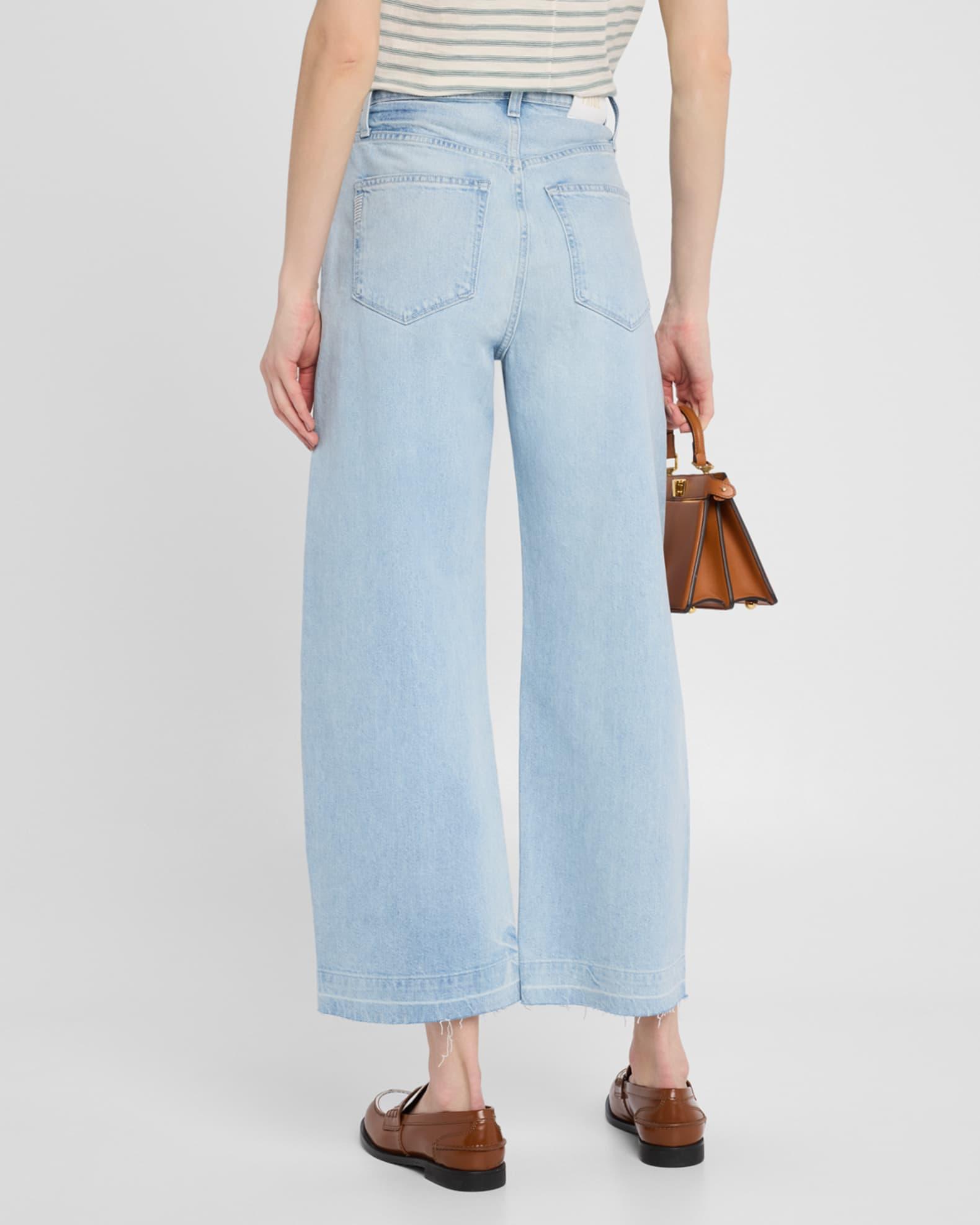 Arellia Ankle Jeans with Wide Undone Hem Product Image