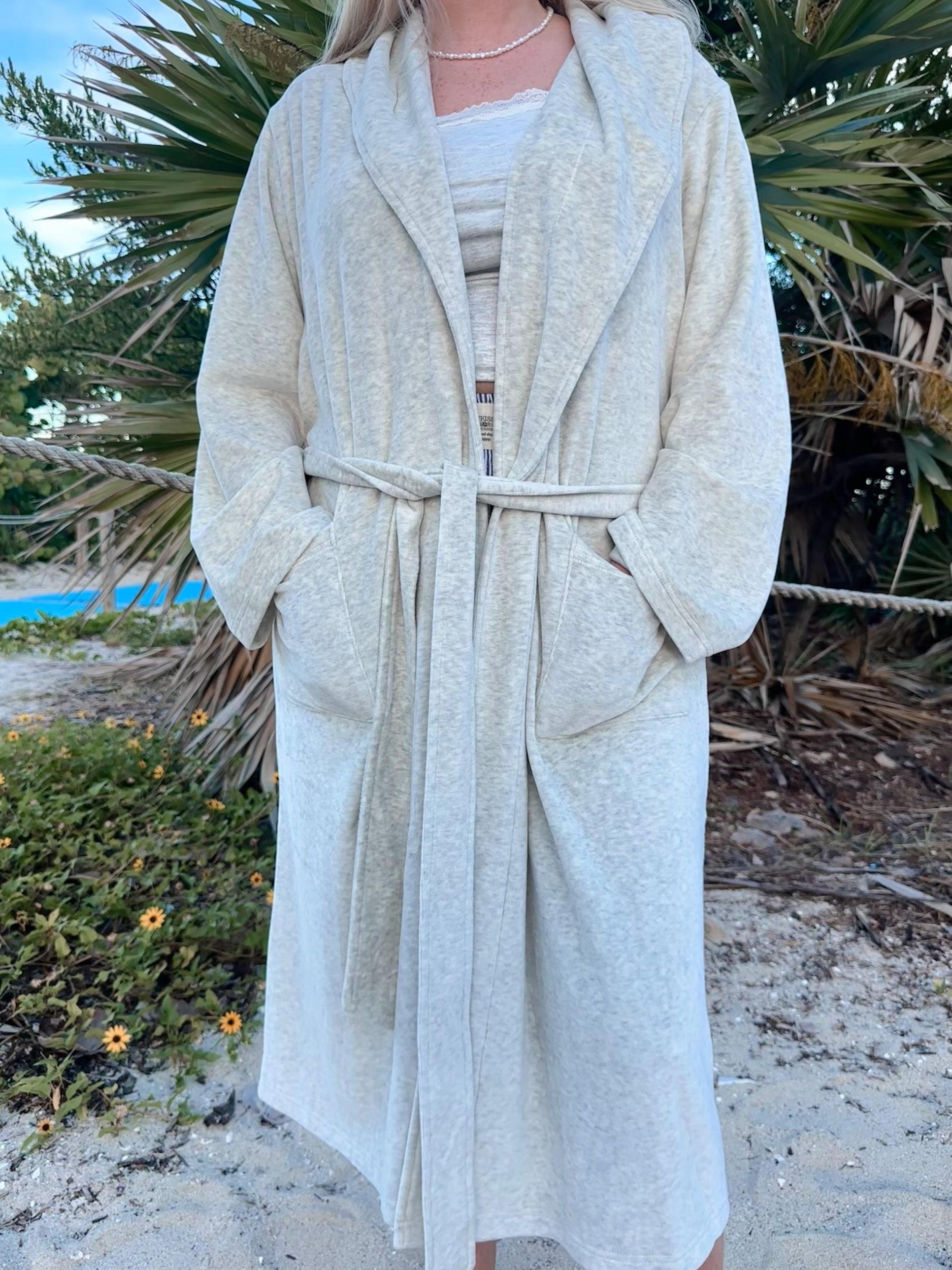 Earthy Grey Dream Hotel Robe Product Image