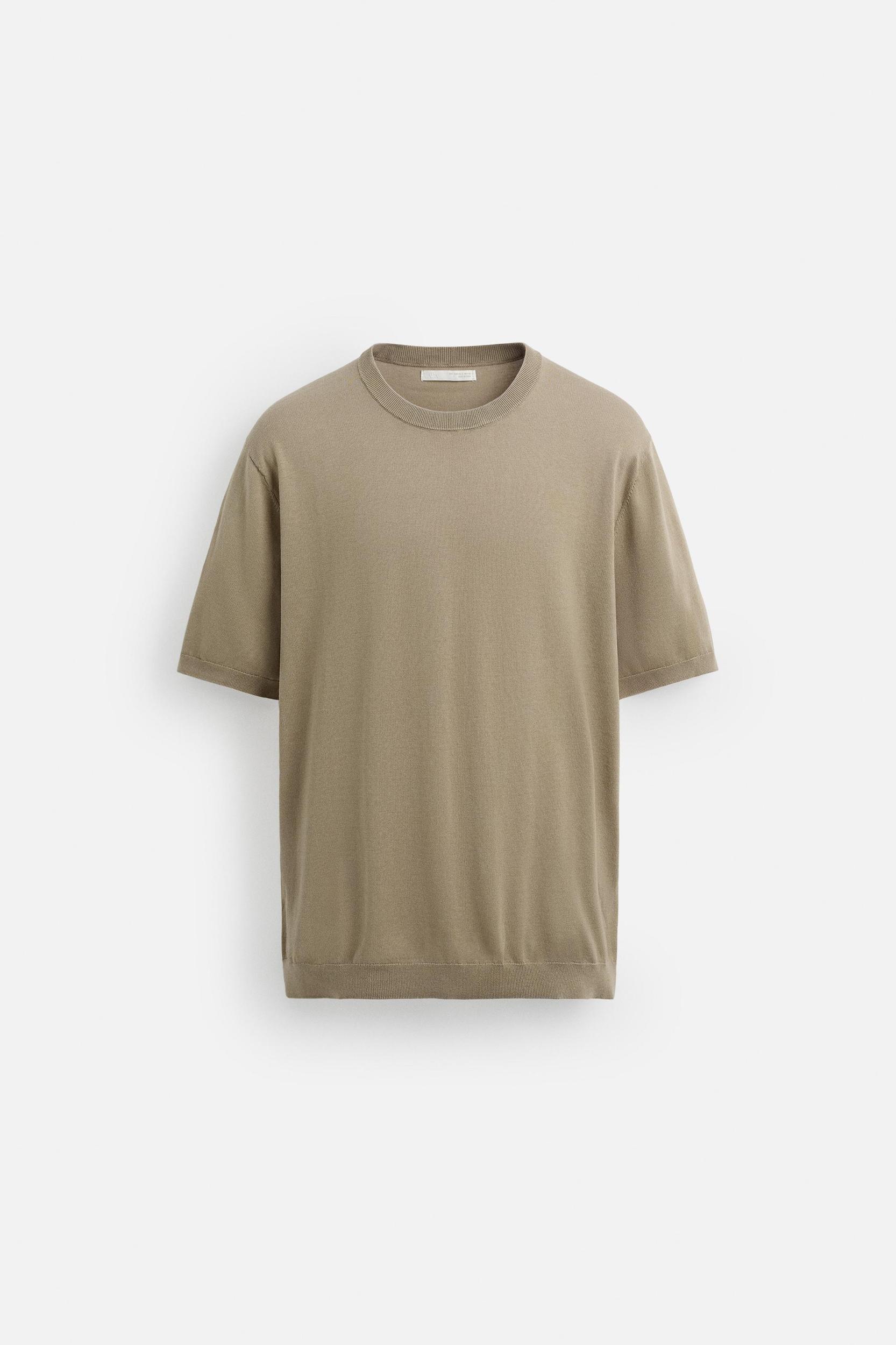 REGULAR FIT KNIT T-SHIRT Product Image