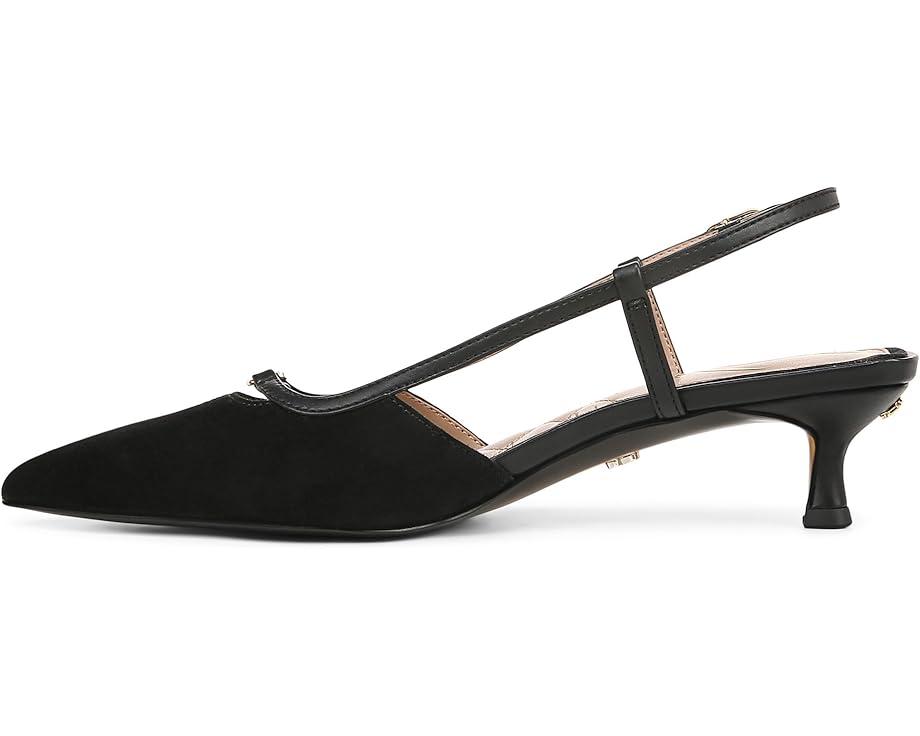 Khloe Pointed Toe Slingback Kitten Heel Product Image