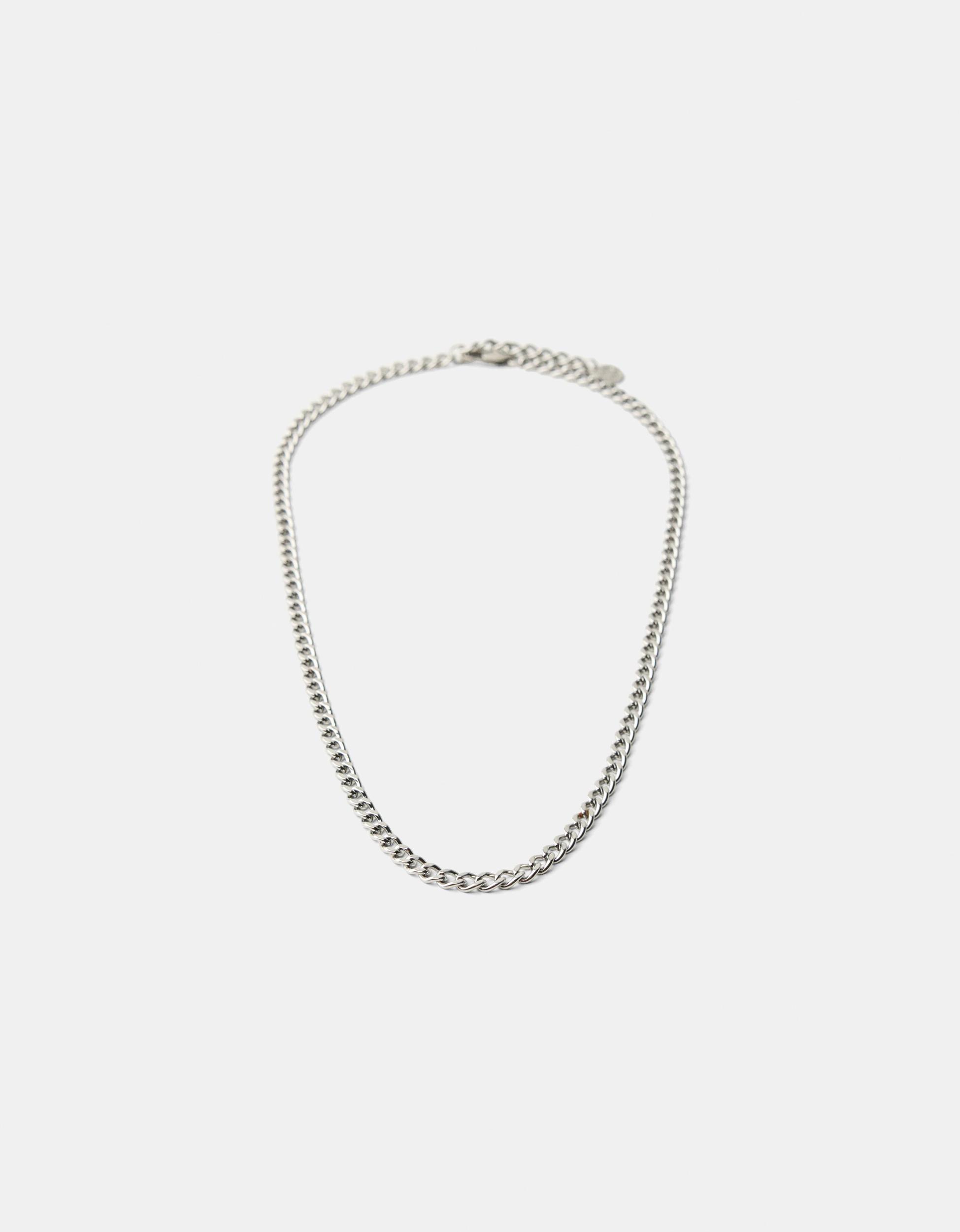 Stainless steel chain link necklace Product Image