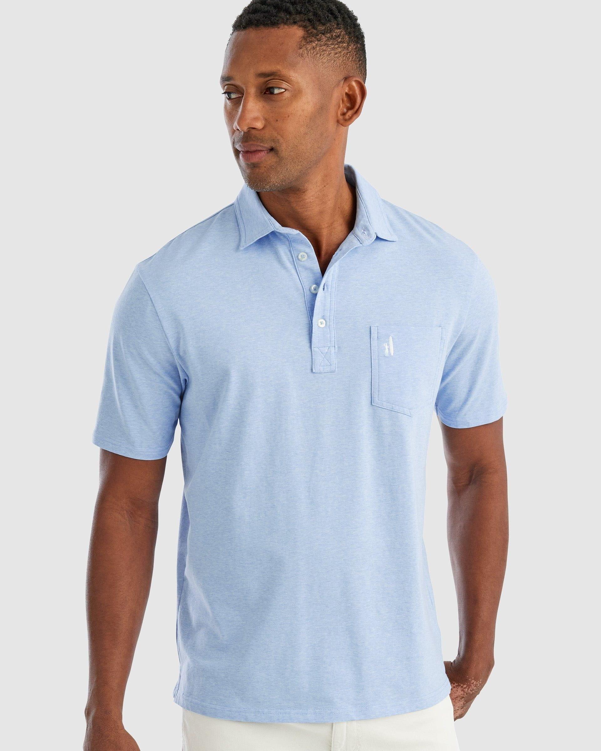 GS- TEST -  Heathered Original Polo Product Image