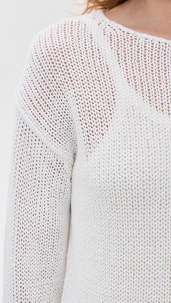 Vince Coated Cotton Pullover | Shopbop Product Image