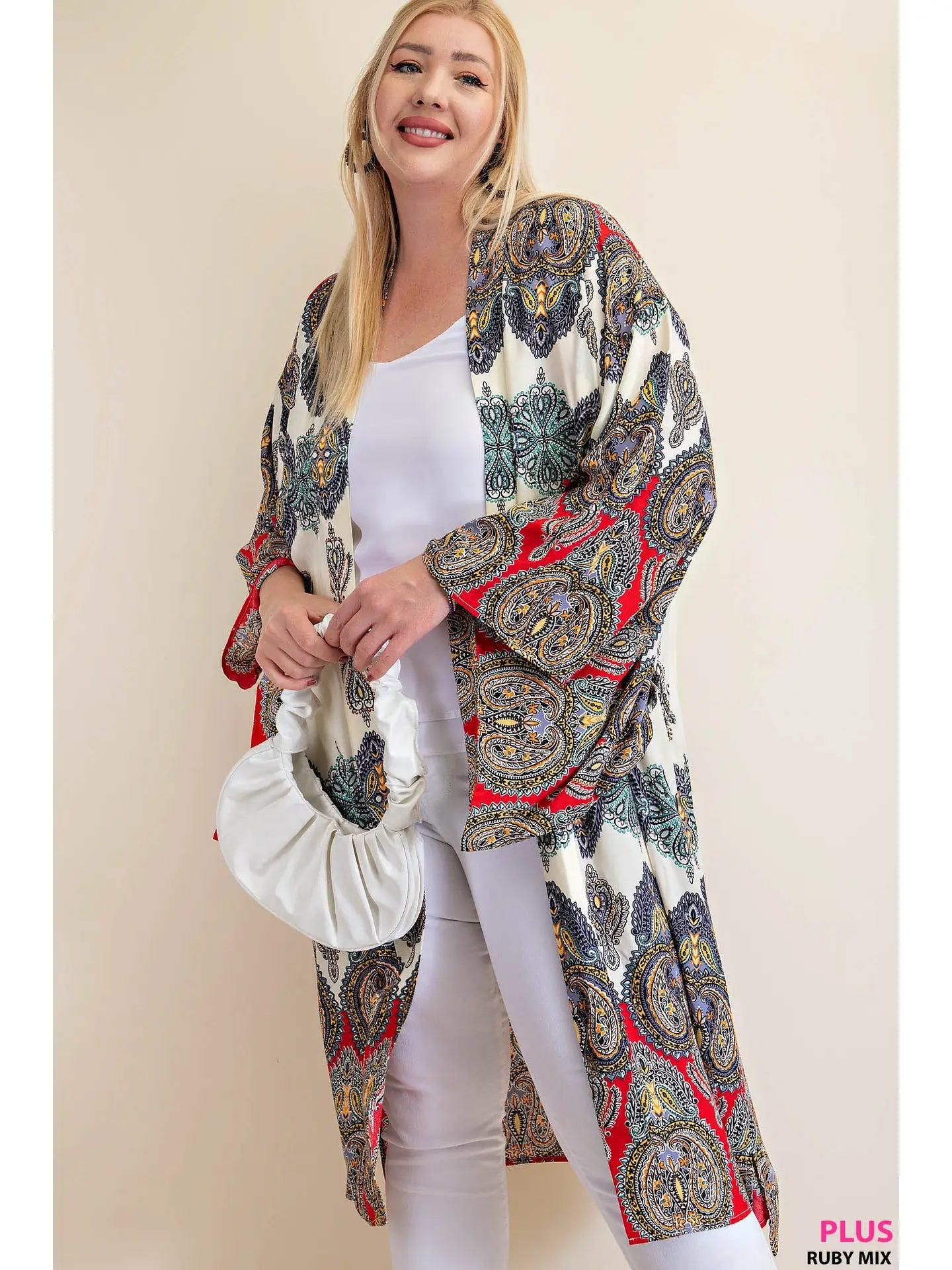 Long Pattern Kimono Product Image