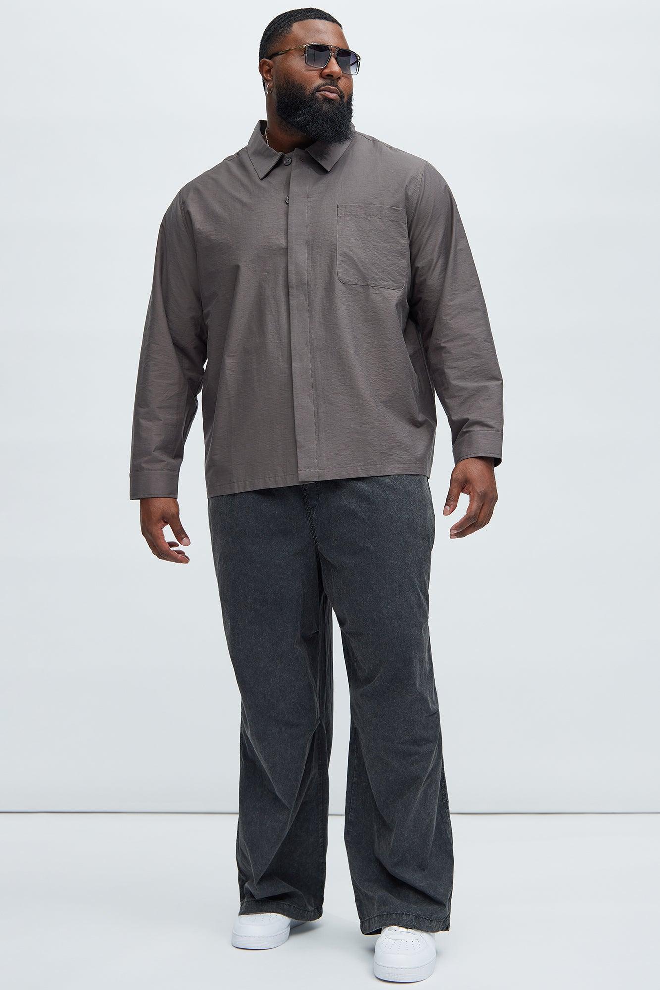 Too Easy Button Up Shirt - Brown Product Image