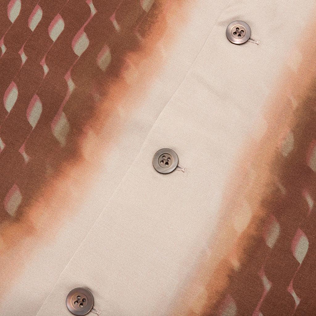 Boxy Viscose Shirt - Rust Male Product Image