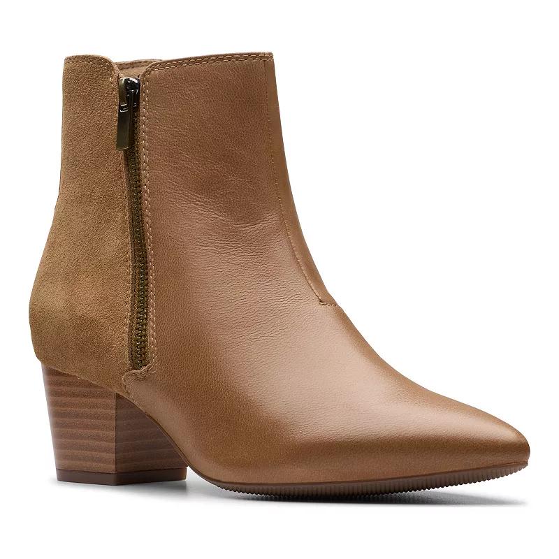 Clarks® Ellanie Vibe Women's Leather Ankle Boots,  Product Image