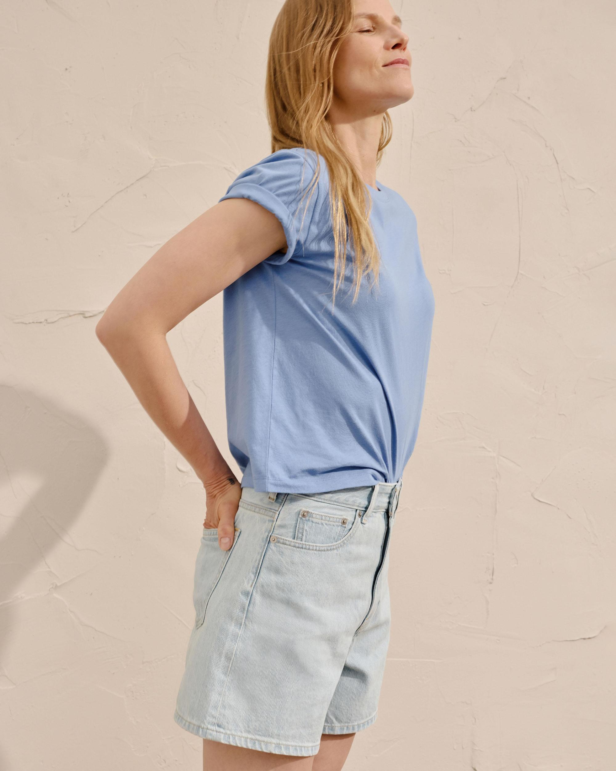 The A-Line Denim Short Product Image