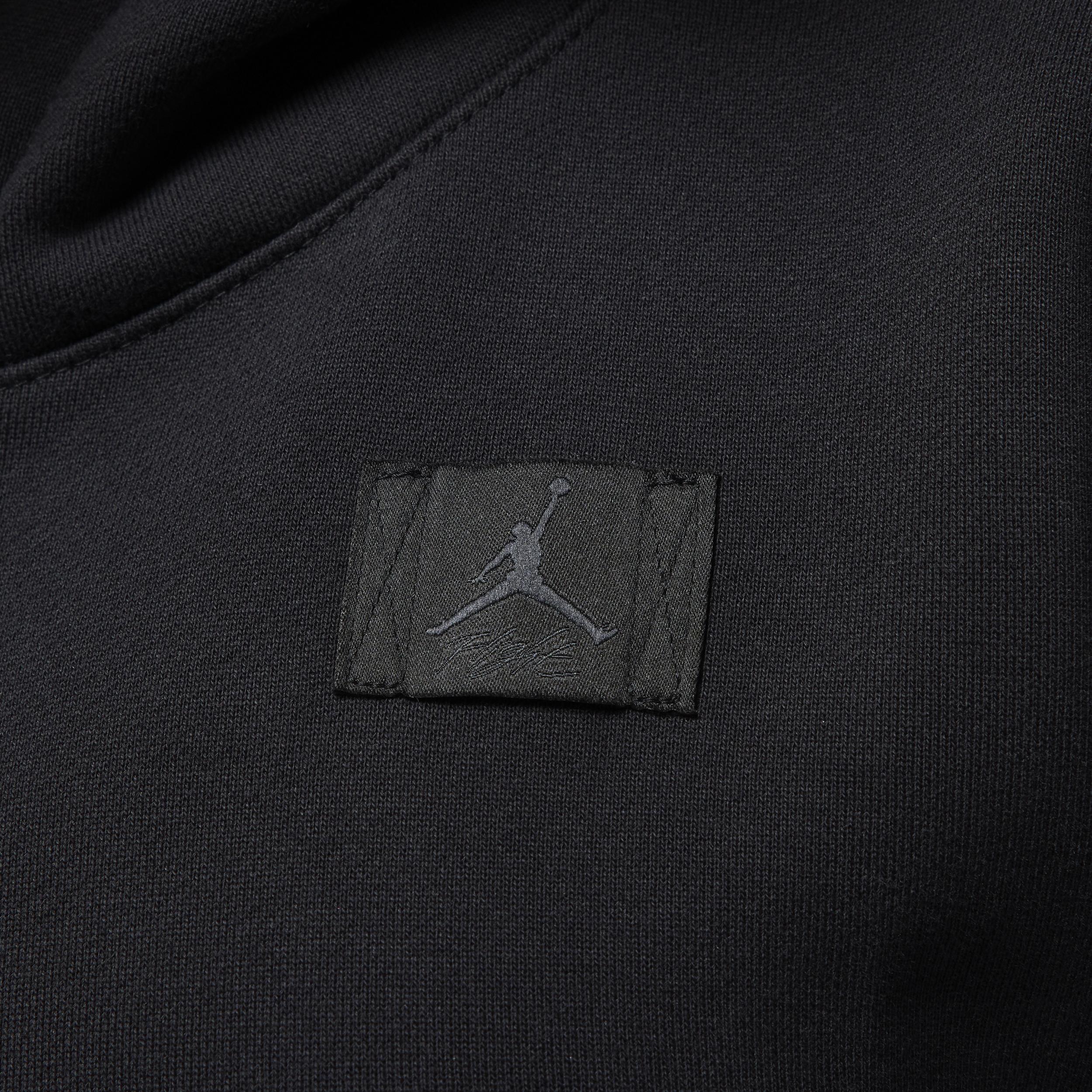 Women's Jordan Flight Fleece Satin-Lined Pullover Hoodie Product Image