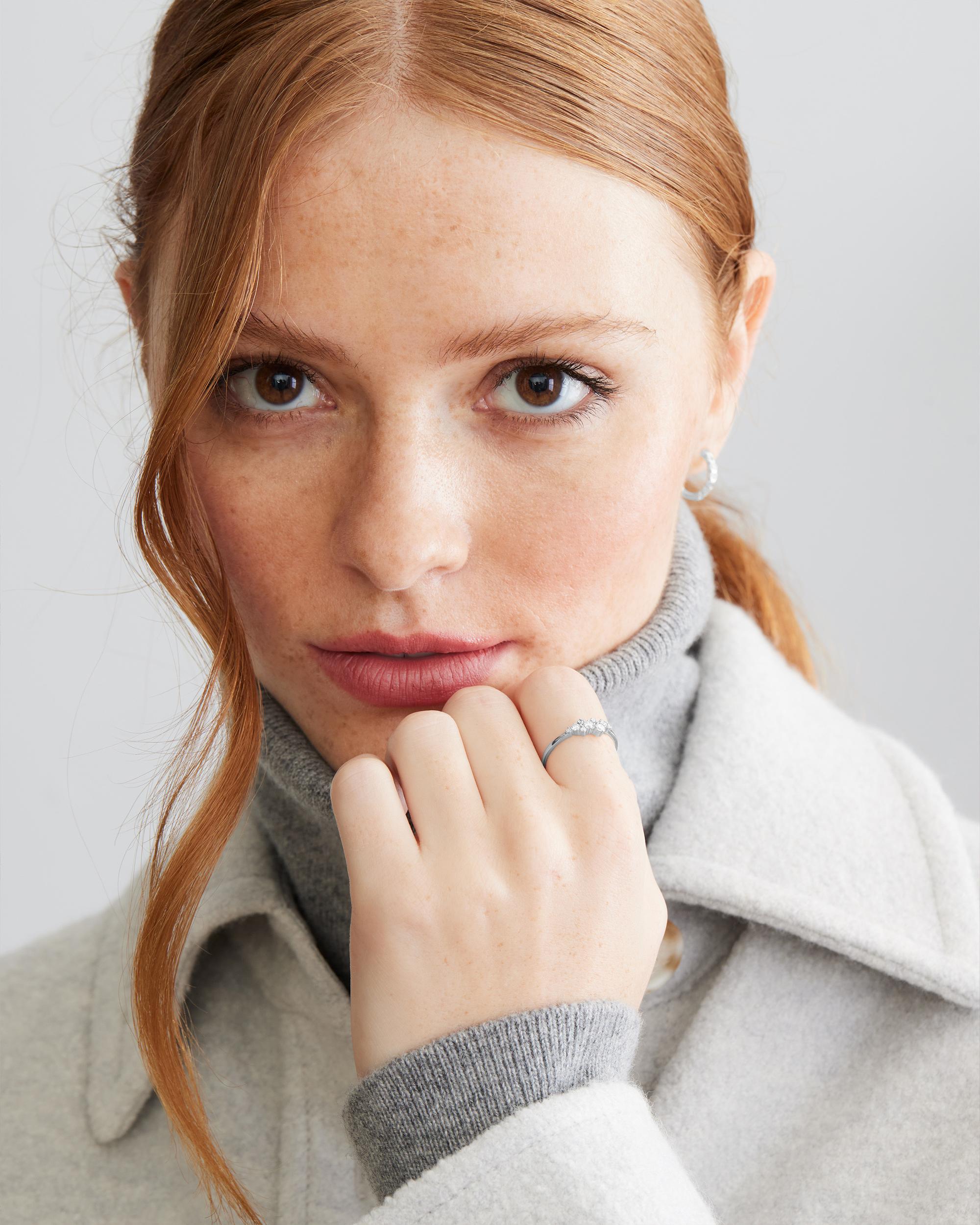 Quince | Women's 14K Gold Diamond Scatter Ring Product Image