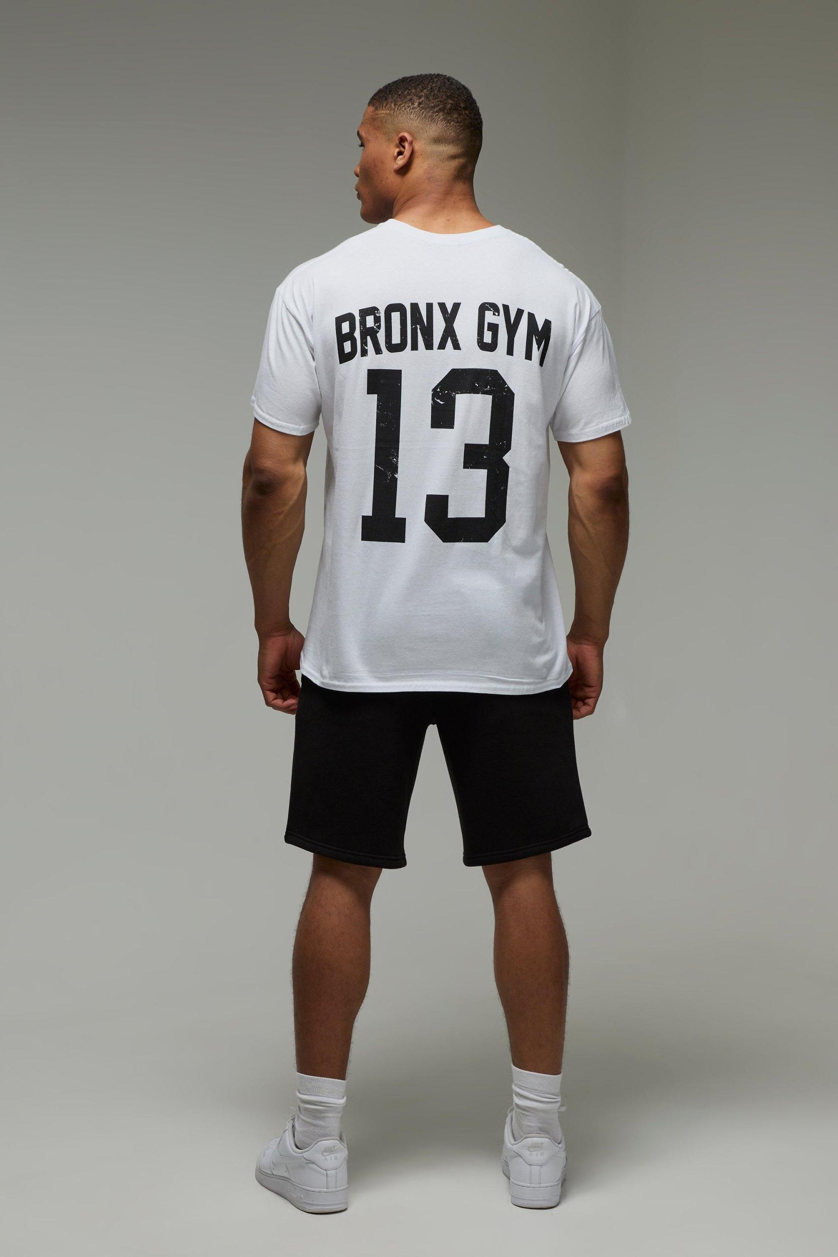 MAN Active Bronx Gym Oversized T-Shirt | boohooMAN USA Product Image