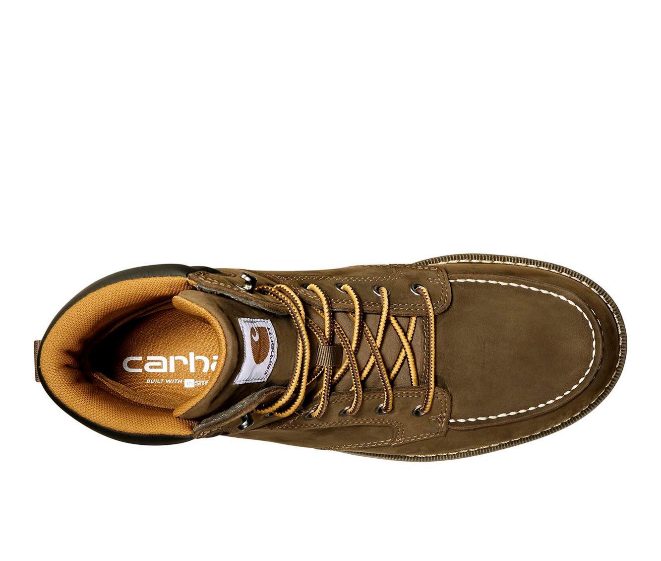 Men's Carhartt Millbrook 6" Nano Toe Waterproof Work Boots Product Image
