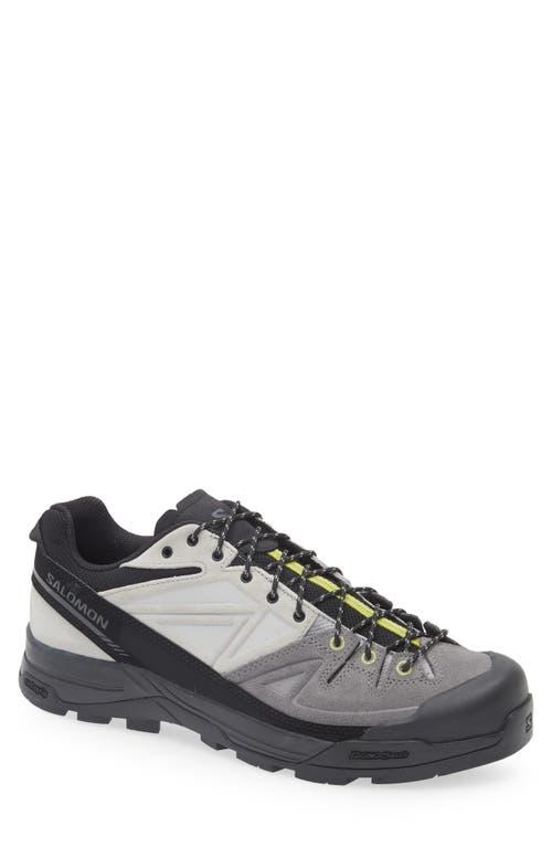 Salomon Gender Inclusive X-Alp Low Top Sneaker in Black/Castelrock at Nordstrom, Size 9 Women's Product Image