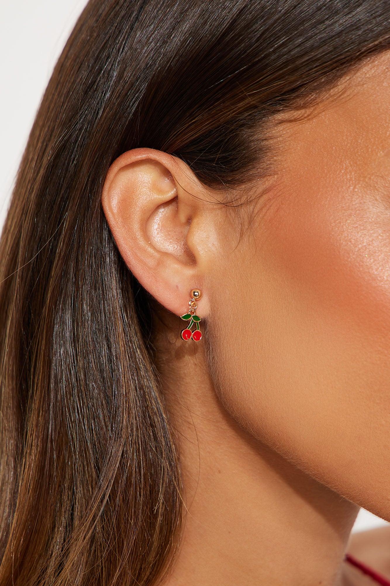 Sweetness Overload 6 Pair Earring Set - Multi Color Female Product Image