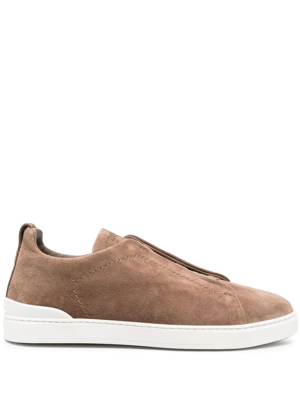 slip-on suede sneakers Product Image