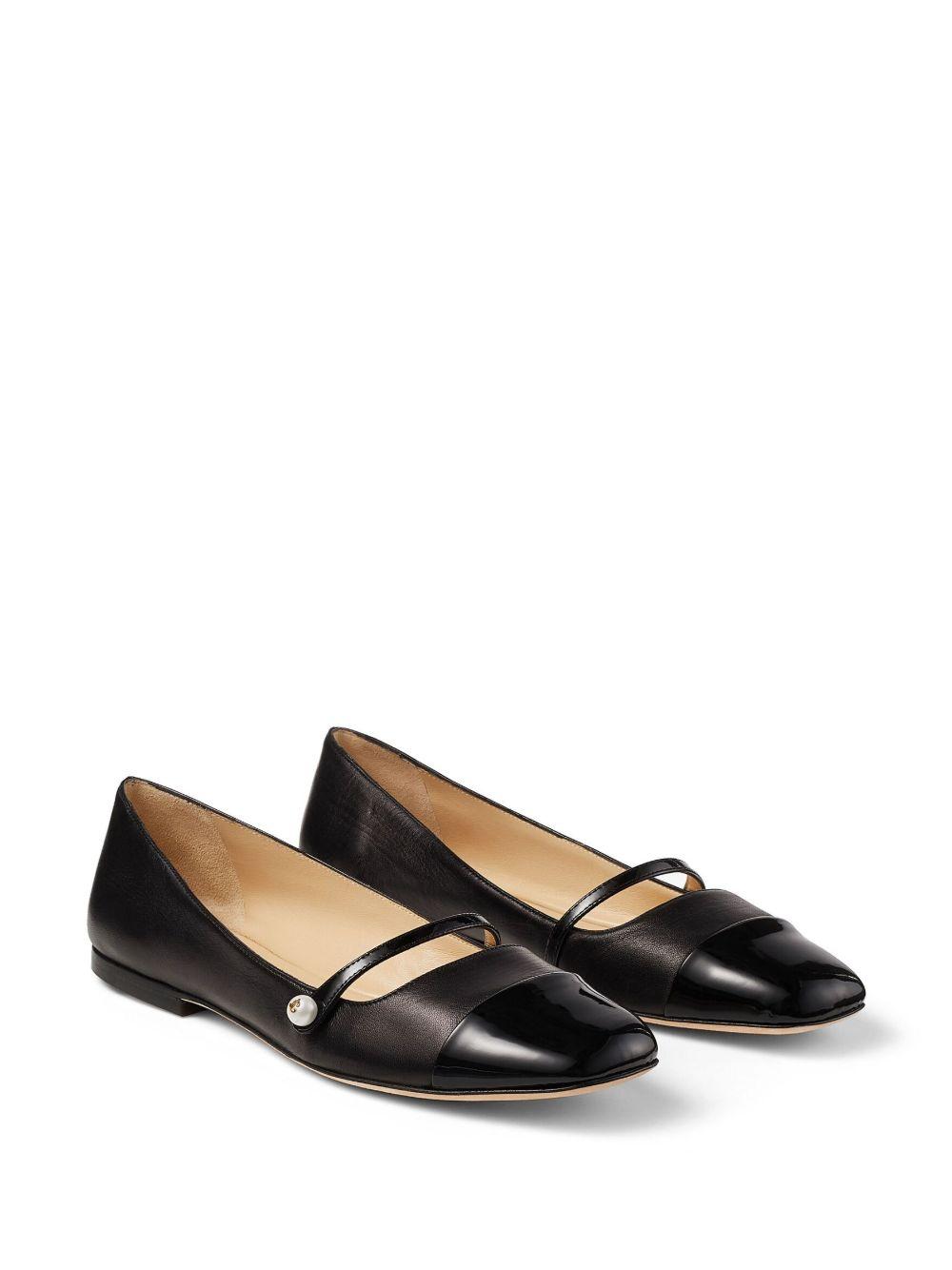 JIMMY CHOO Elisa Ballet Flats In Black Product Image