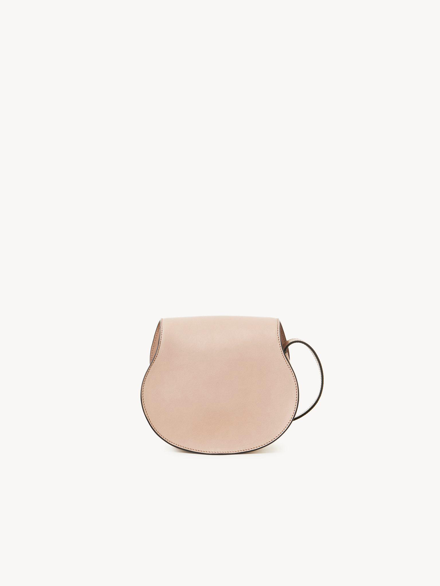 Small Marcie saddle bag in shiny leather Product Image
