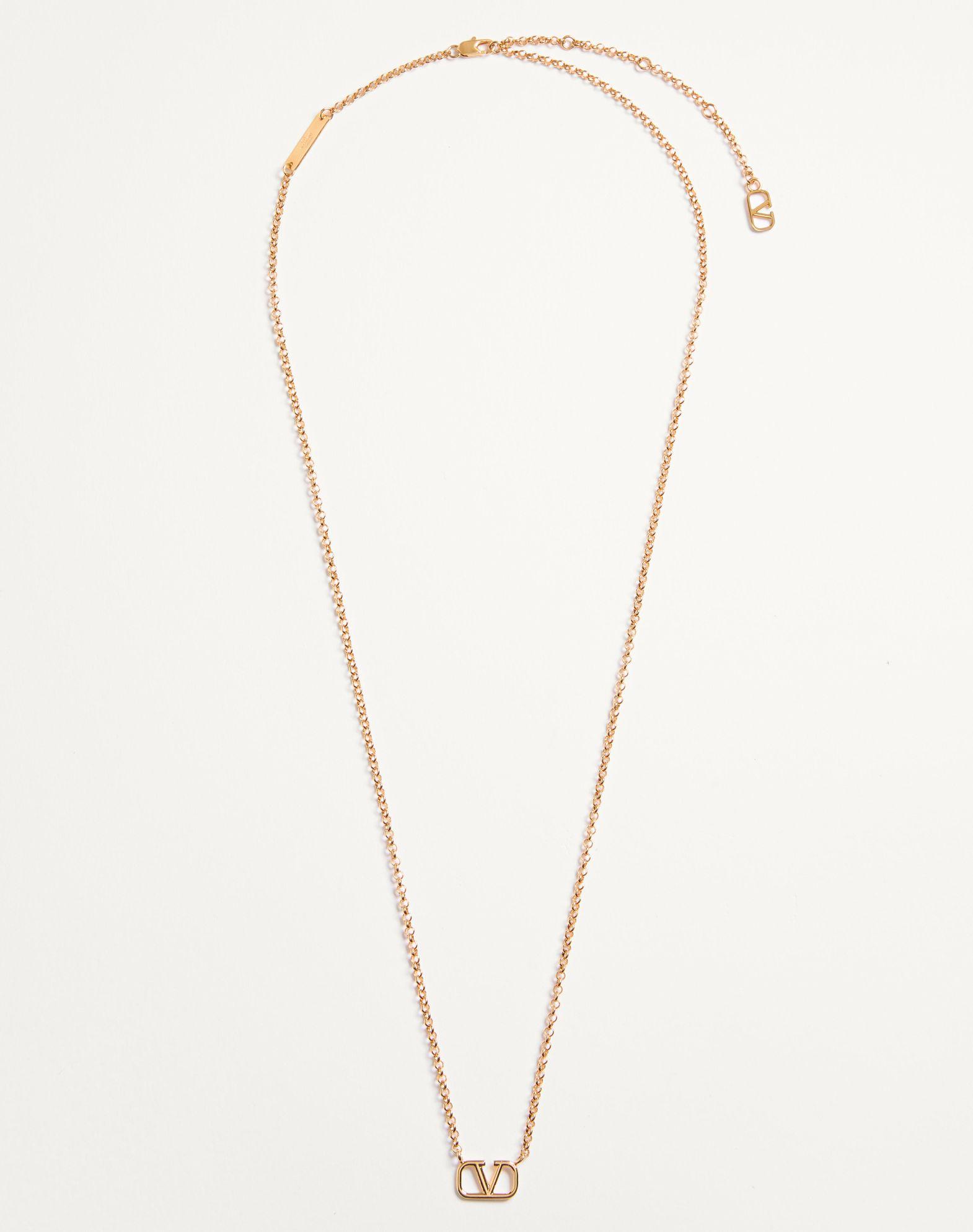 Vlogo Signature Metal Necklace Product Image