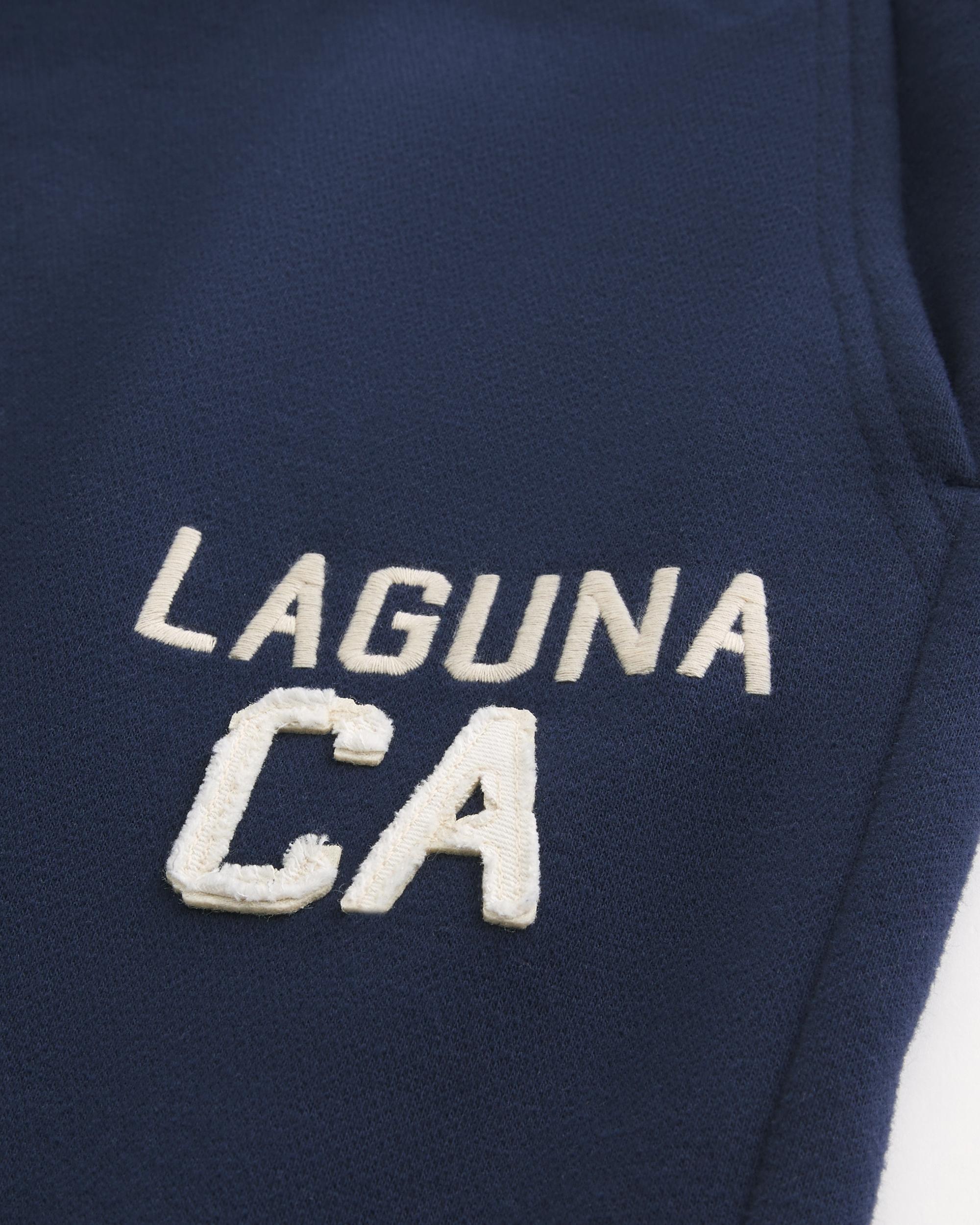 Applique Graphic Bootcut Sweatpants Product Image