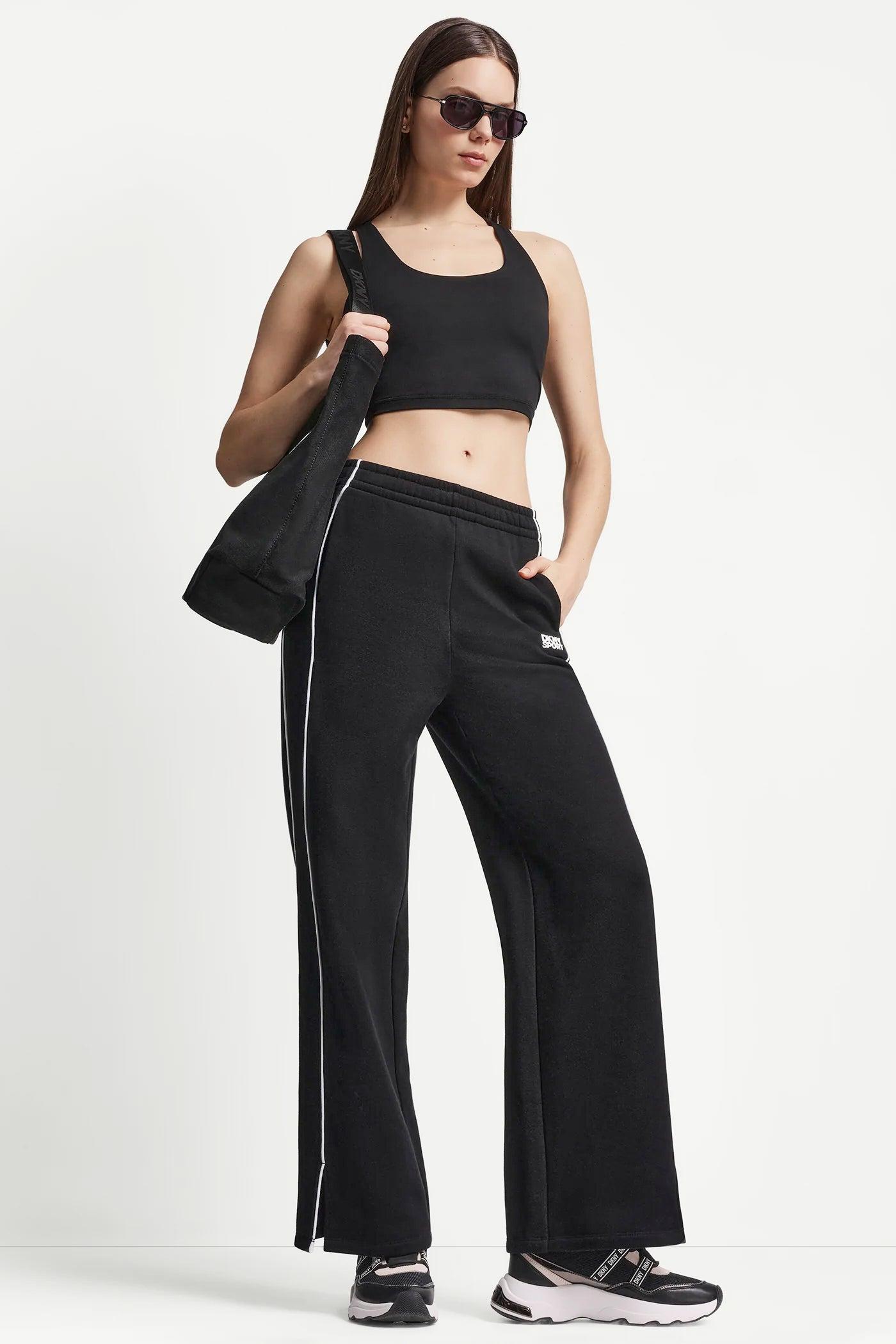 HIGH-RISE PIPED TRACK PANTS Product Image