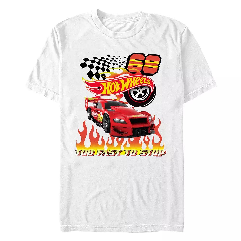 Men's Hot Wheels Too Fast To Stop Graphic Tee,  Product Image