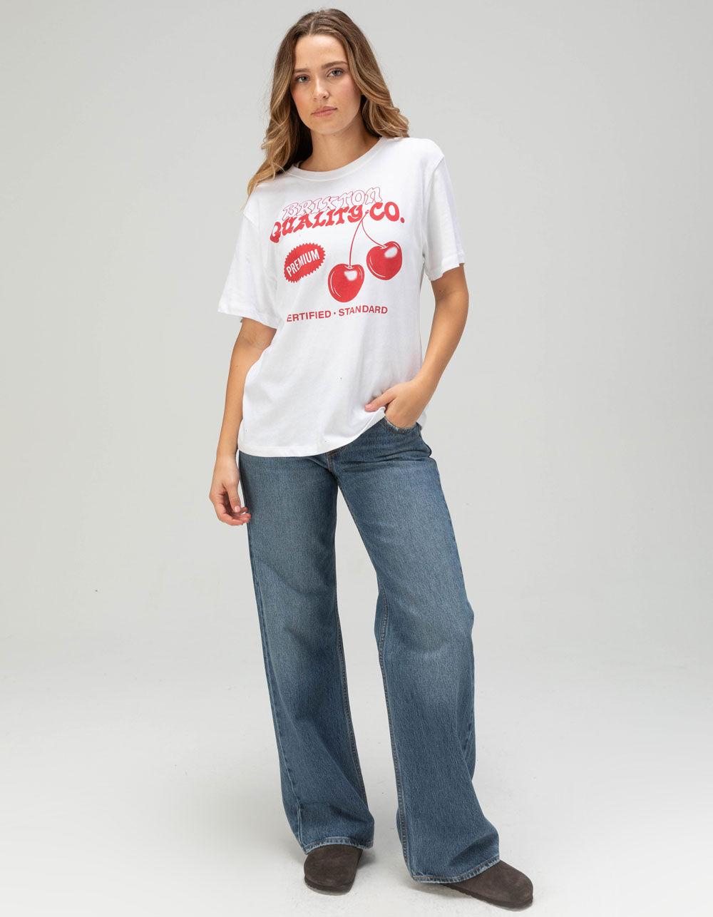 BRIXTON Premium Womens Relaxed Tee - WHITE Product Image
