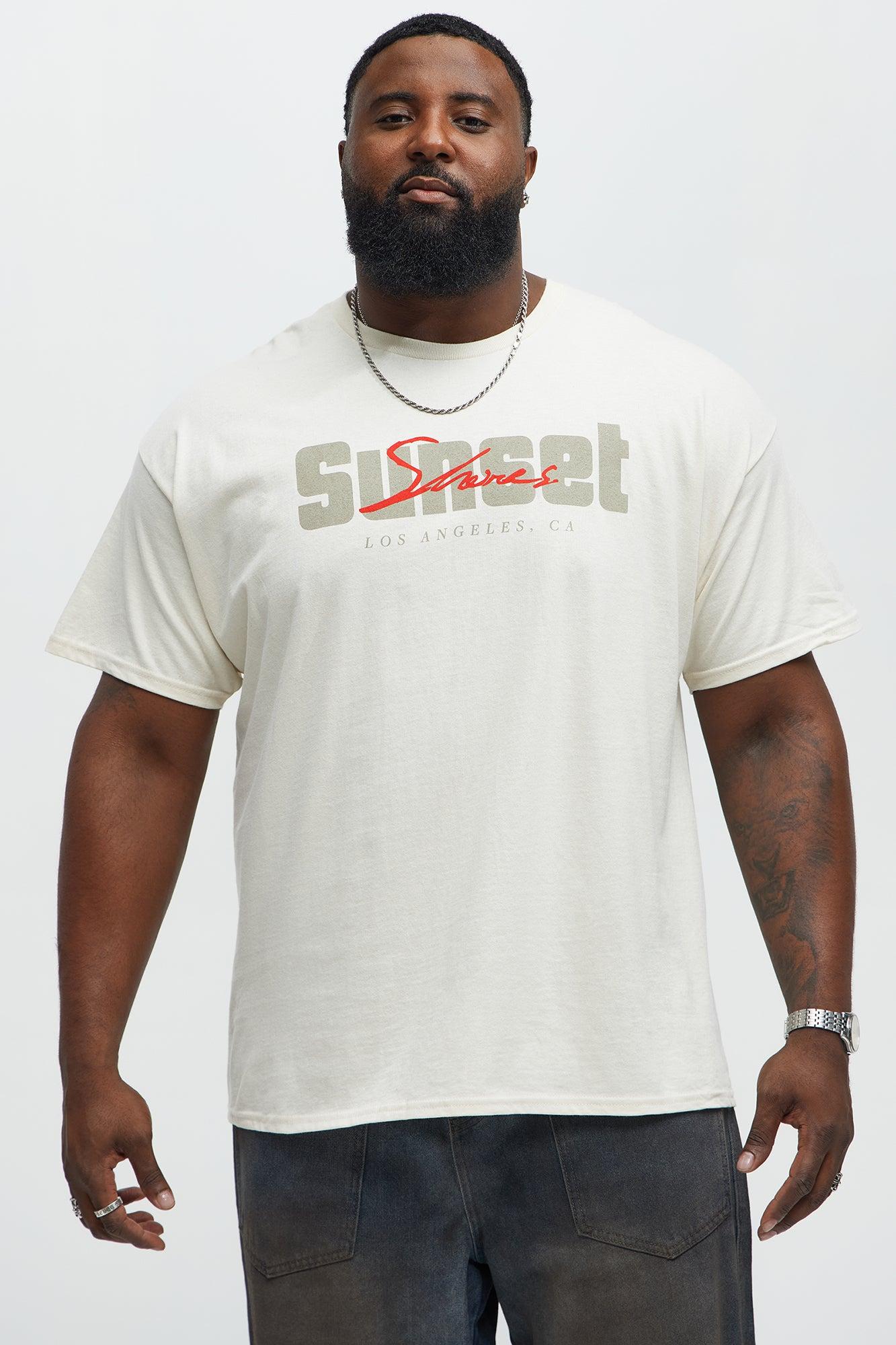 Sunset LA Short Sleeve Tee - Natural Product Image
