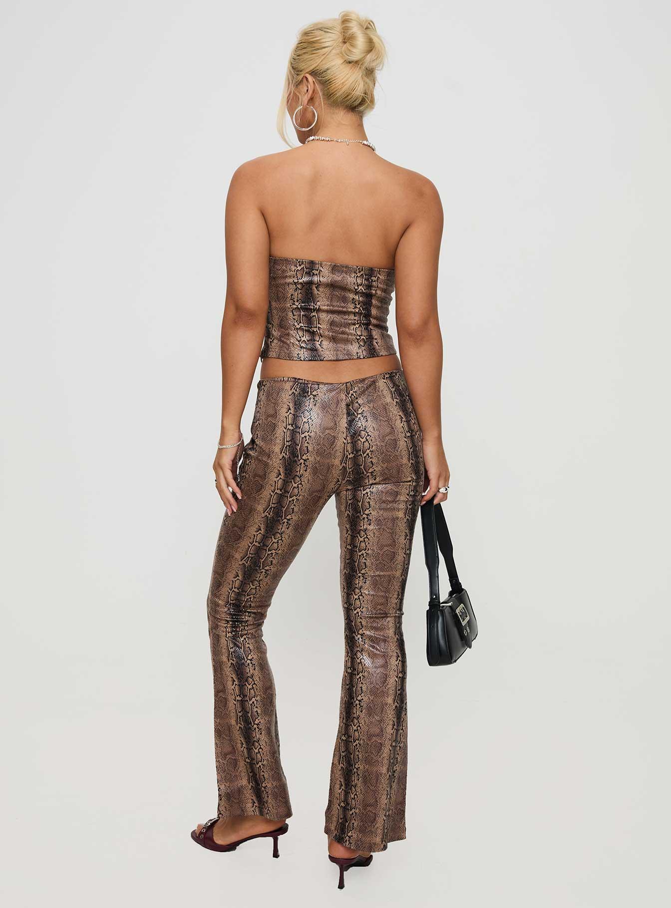 Slither Pants Snake Print Product Image