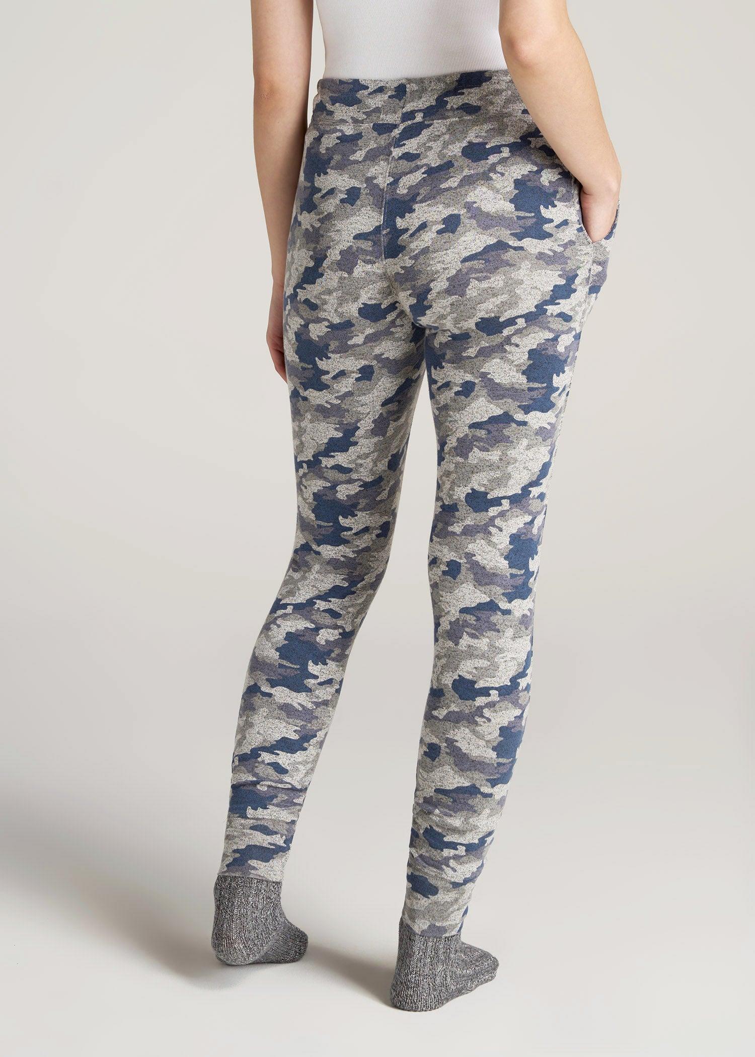 Cozy Lounge Joggers for Tall Women in Camo Female Product Image