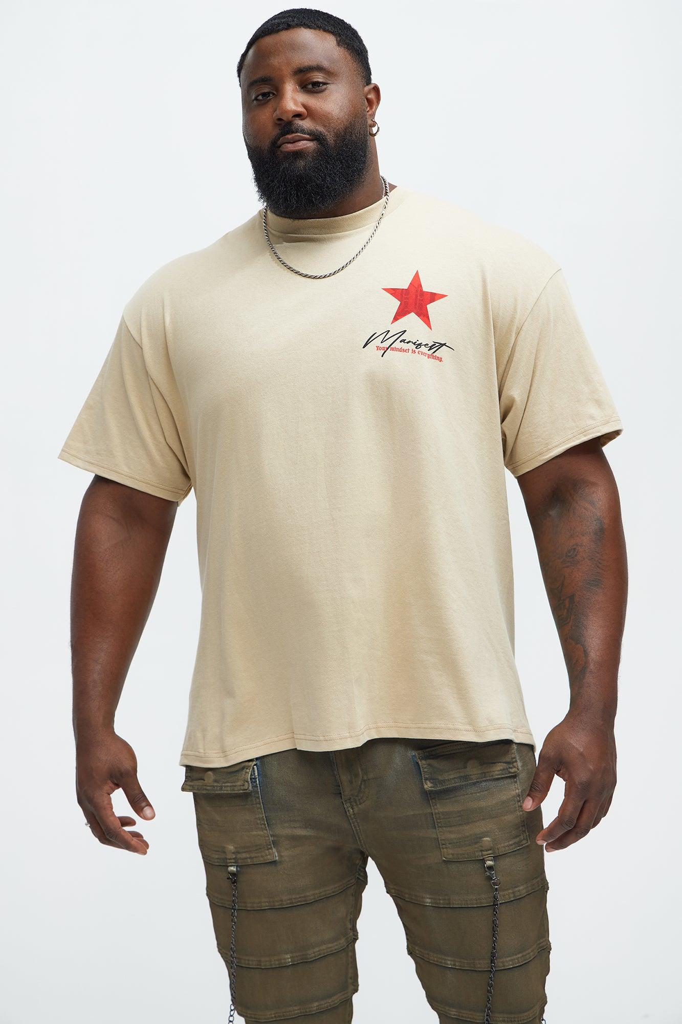 Manifest Your Best Short Sleeve Tee - Sand Product Image