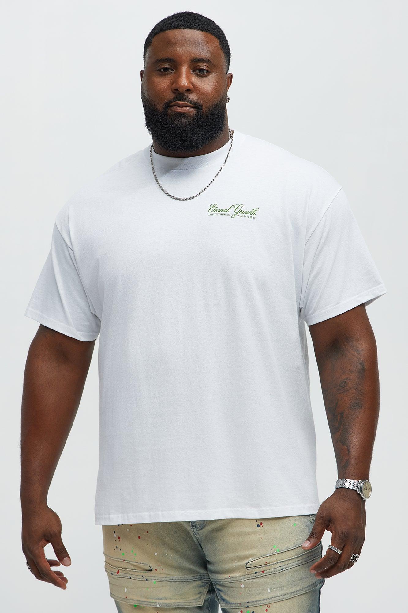Eternal Growth Short Sleeve Tee - White Male Product Image