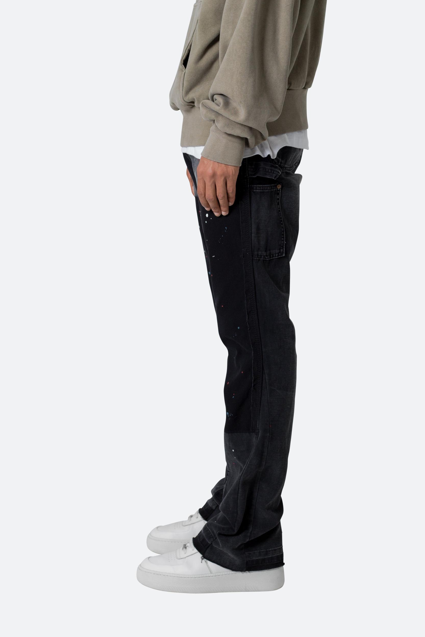B243 Flare Denim - Black Product Image