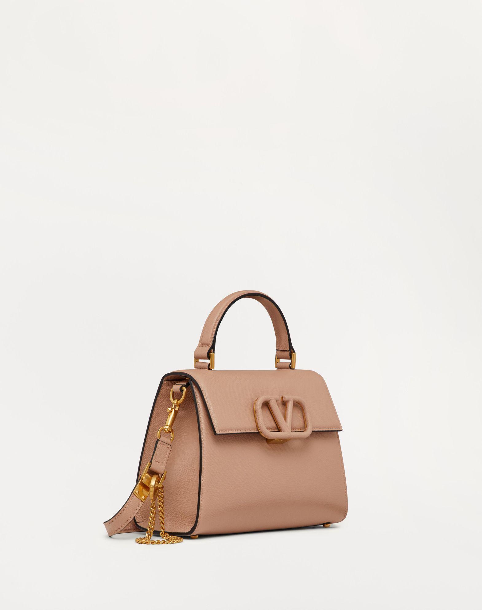 Small Vsling Grainy Calfskin Handbag Product Image