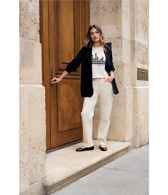 City Blues Coram Graphic Crew Neck Short Sleeve Cropped T-Shirt Product Image