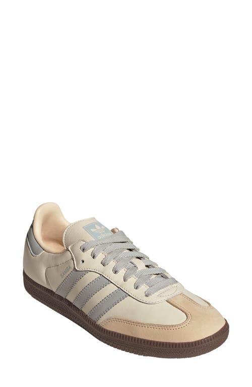 adidas Samba OG Shoes Cream White M 6 / W 7 Womens Product Image